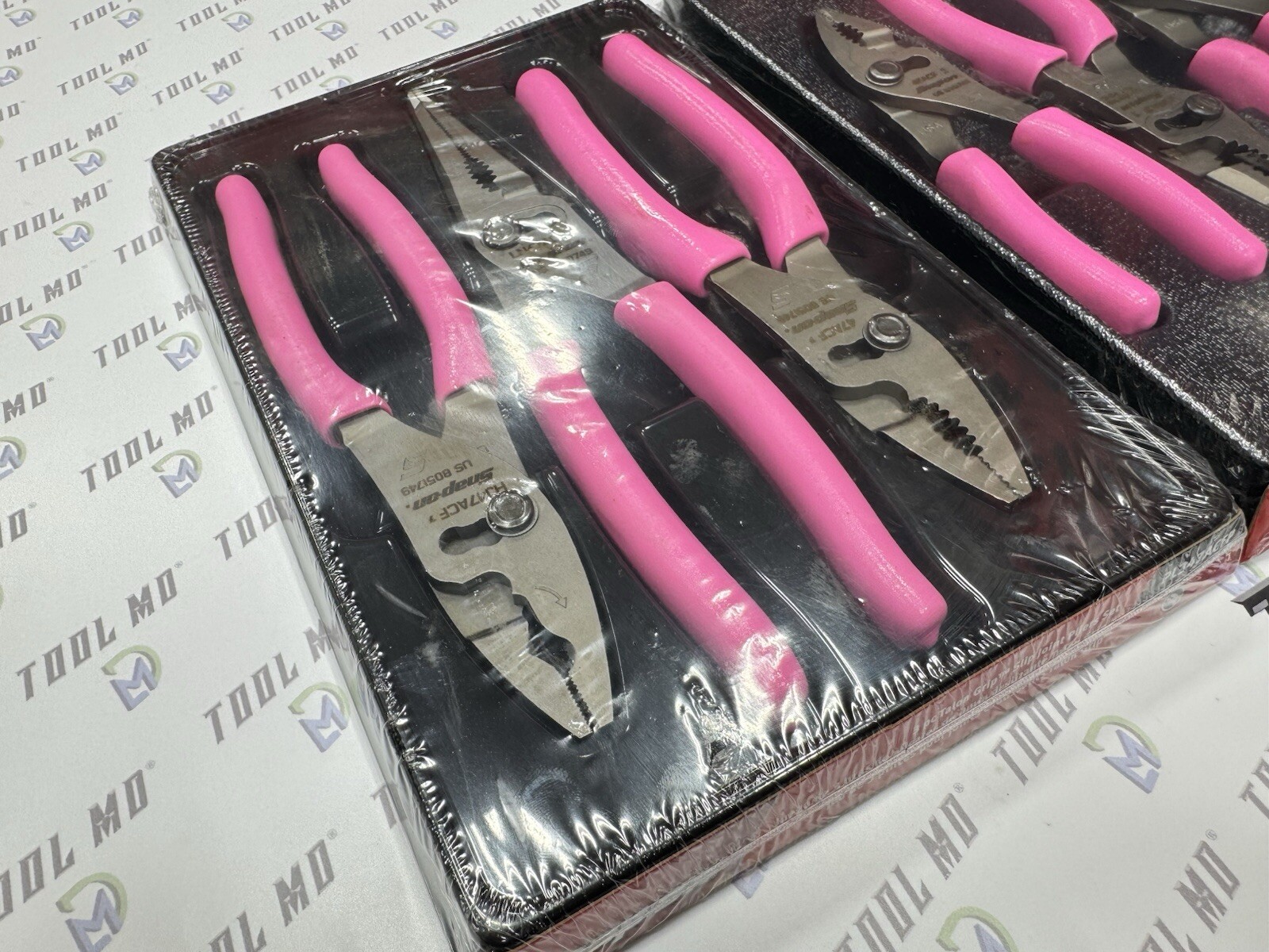 Snap-on Tools USA NEW PINK Slip Joint Pliers Set PL347ACFP PL346ACFP PL344BCFP