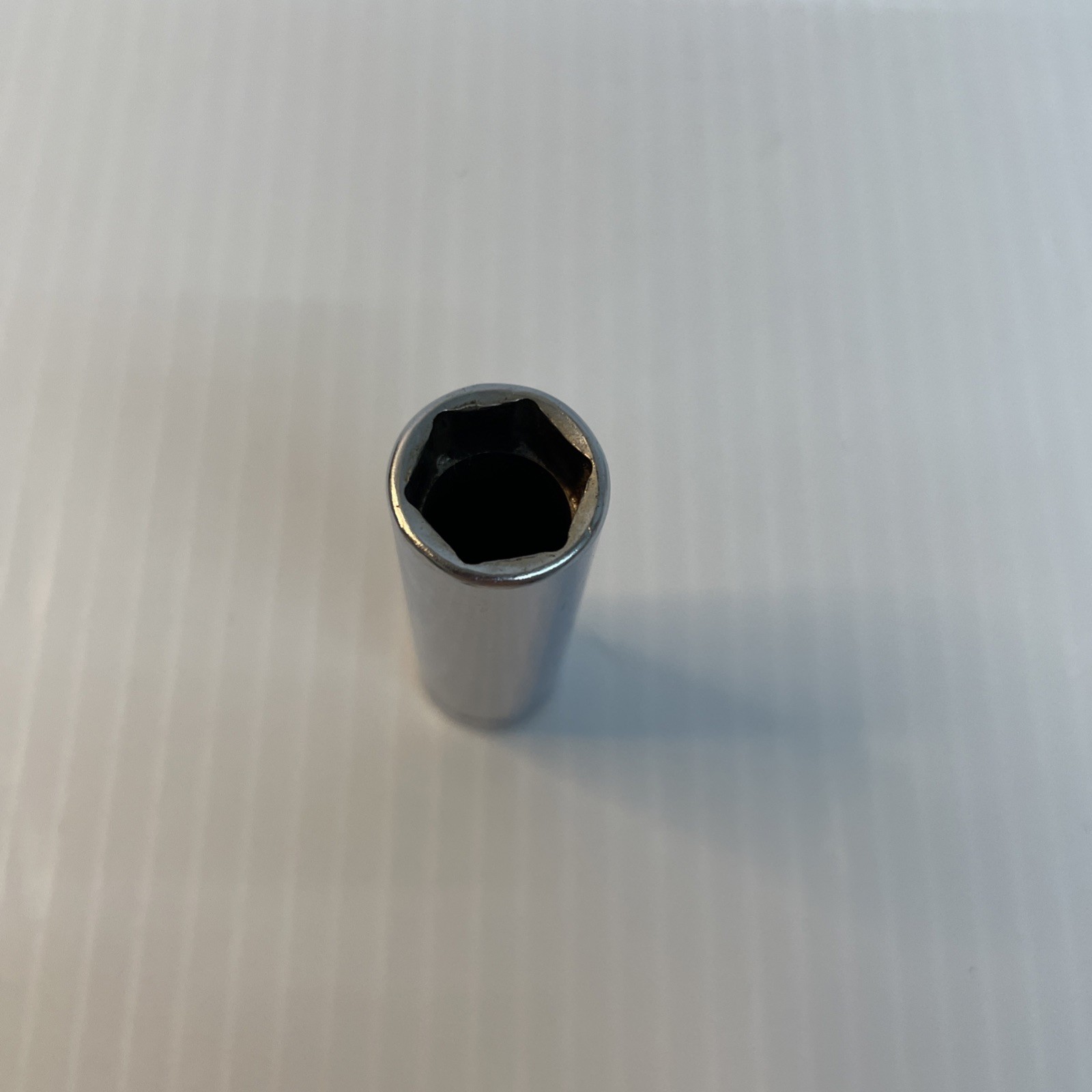 SNAP ON STM14 7/16 DEEP SOCKET 6 POINT 1/4″ DRIVE USA MADE – Pre Owned