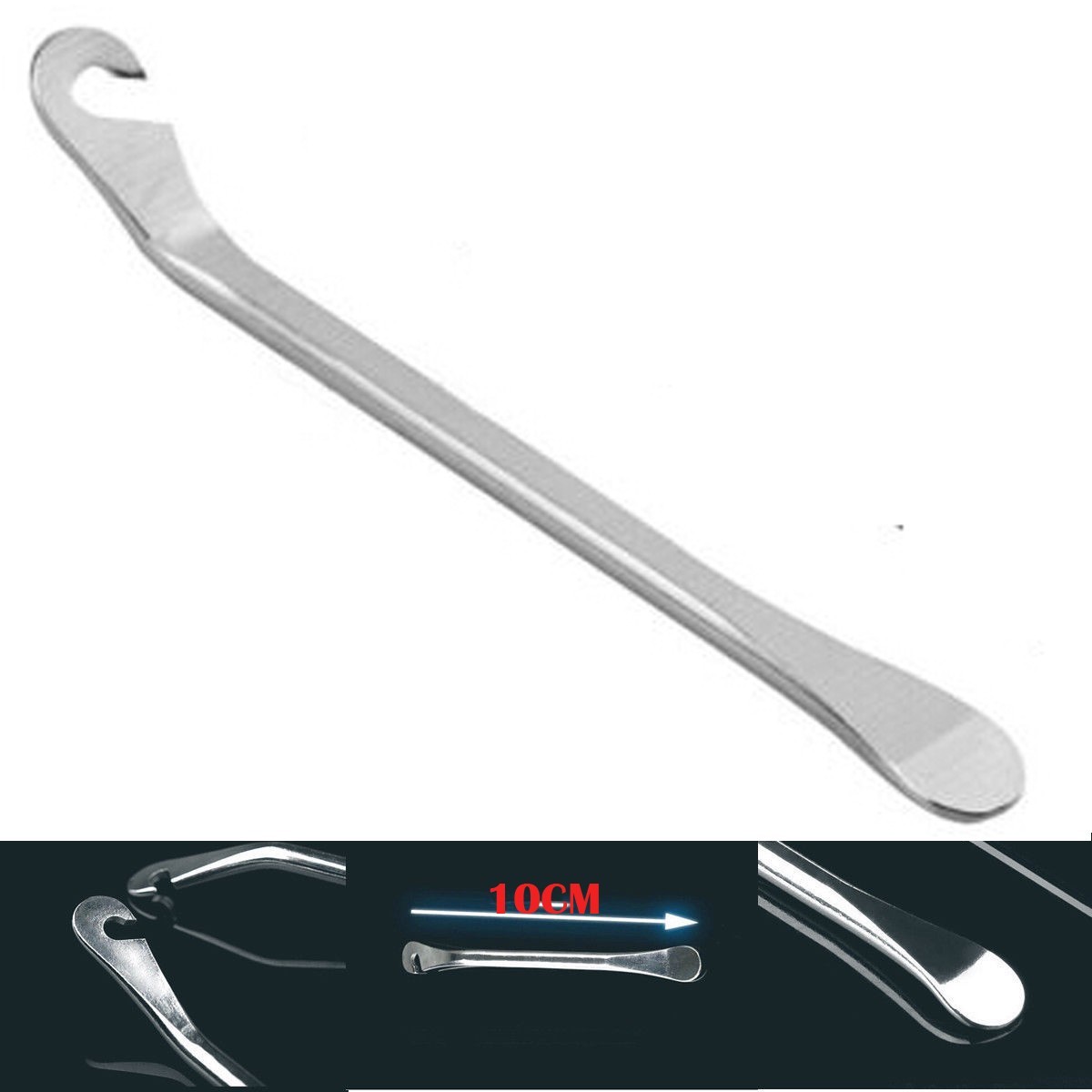 Bicycle Spoon Tire Iron Kit Tire Change Lever Tool w/ Rim Protectors