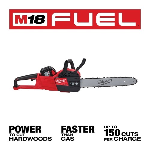 Milwaukee 2727-21HD M18 FUEL 16″ Lithium-Ion Battery Chainsaw Kit