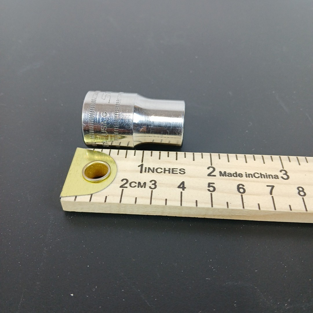 Snap-on Tools SWM131A 13mm 1/2″ Drive Metric 12-Point Shallow Chrome Socket USA