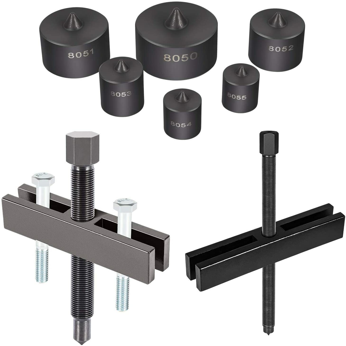 522 Large Gear & Pulley Puller + 7393 Pulley Puller + 8056 Shaft Protectors Set