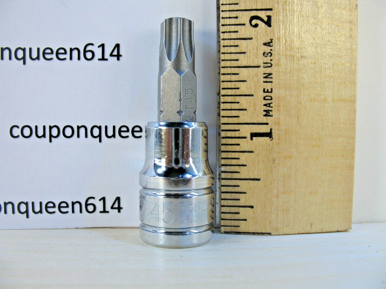 Kobalt 338207-0622, 3/8″ Drive Torx Bit Socket T45 – Brand New