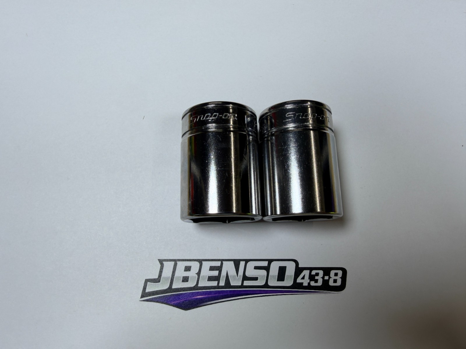 Snap-On Tools NEW 2pc 3/8″ Drive SAE 6pt Semi-Deep Add-On Sockets FSS301 FSS321