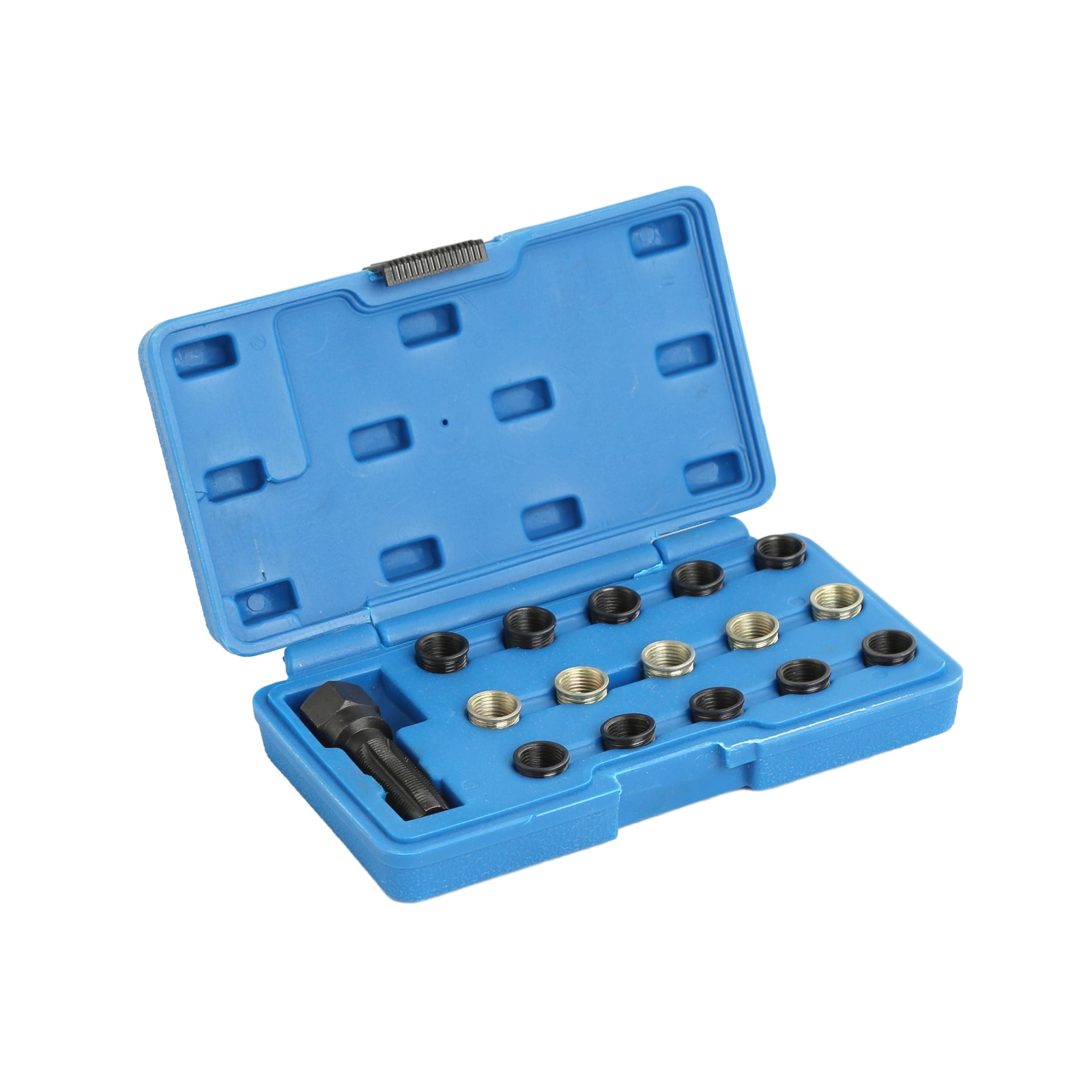 16pc Spark Plug Thread Repair Rethreading Tool Kit Threaded Coil Insert M14x1.25