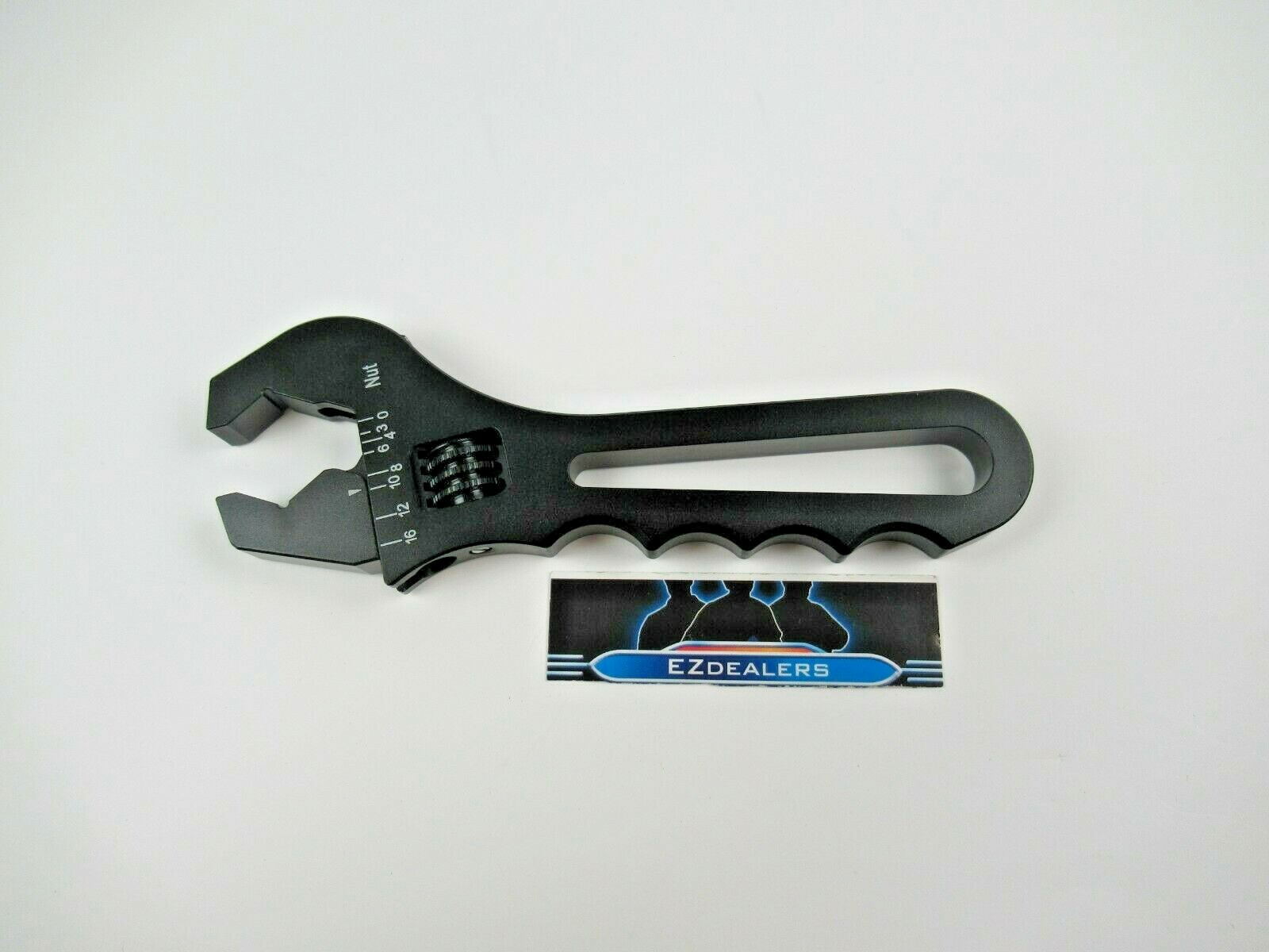 USA SHIPPER Adjustable Wrench Spanner Aluminum Tool 3AN-16AN Hose Fitting BLACK