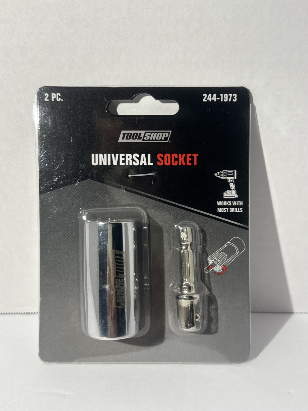 3/8″ Drive Universal Socket 2 Piece Set Fits 1/4″ 3/4″ Standard & 7-19 Metric (L