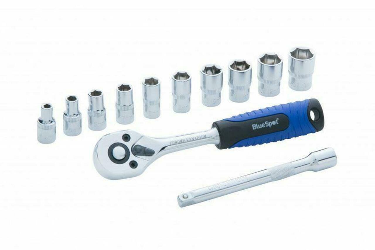 BLUESPOT 12 PIECE 1/4″ DRIVE SOCKET SET (01504)