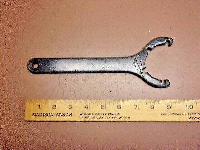 Vintage Unbranded C Hook Spanner Wrench 2 Sizes 9 3/4″ Long