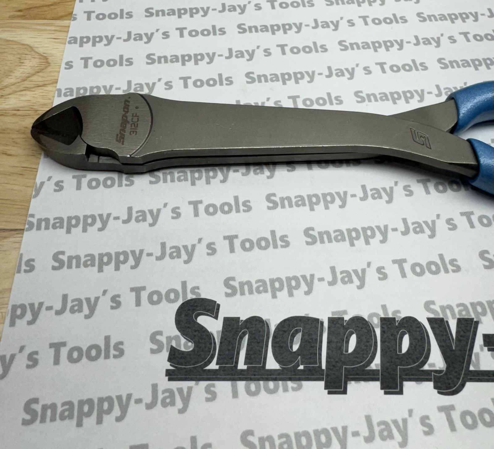 Snap-on Tools USA NEW PEARL BLUE 11″ VectorEdge Heavy-Duty Diagonal Cutter 312CF