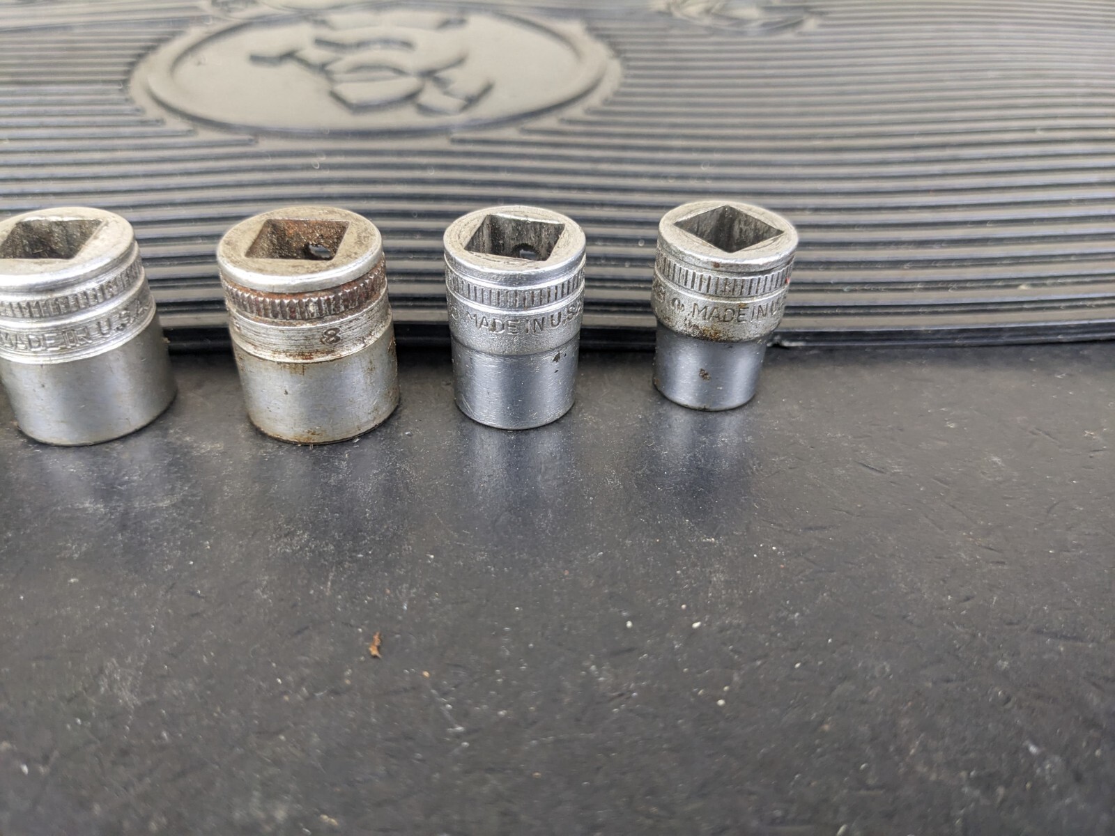 #bg214 Snap-on 6pc F-Series 3/8″ Drive 12-Point SAE Shallow Socket Set USA