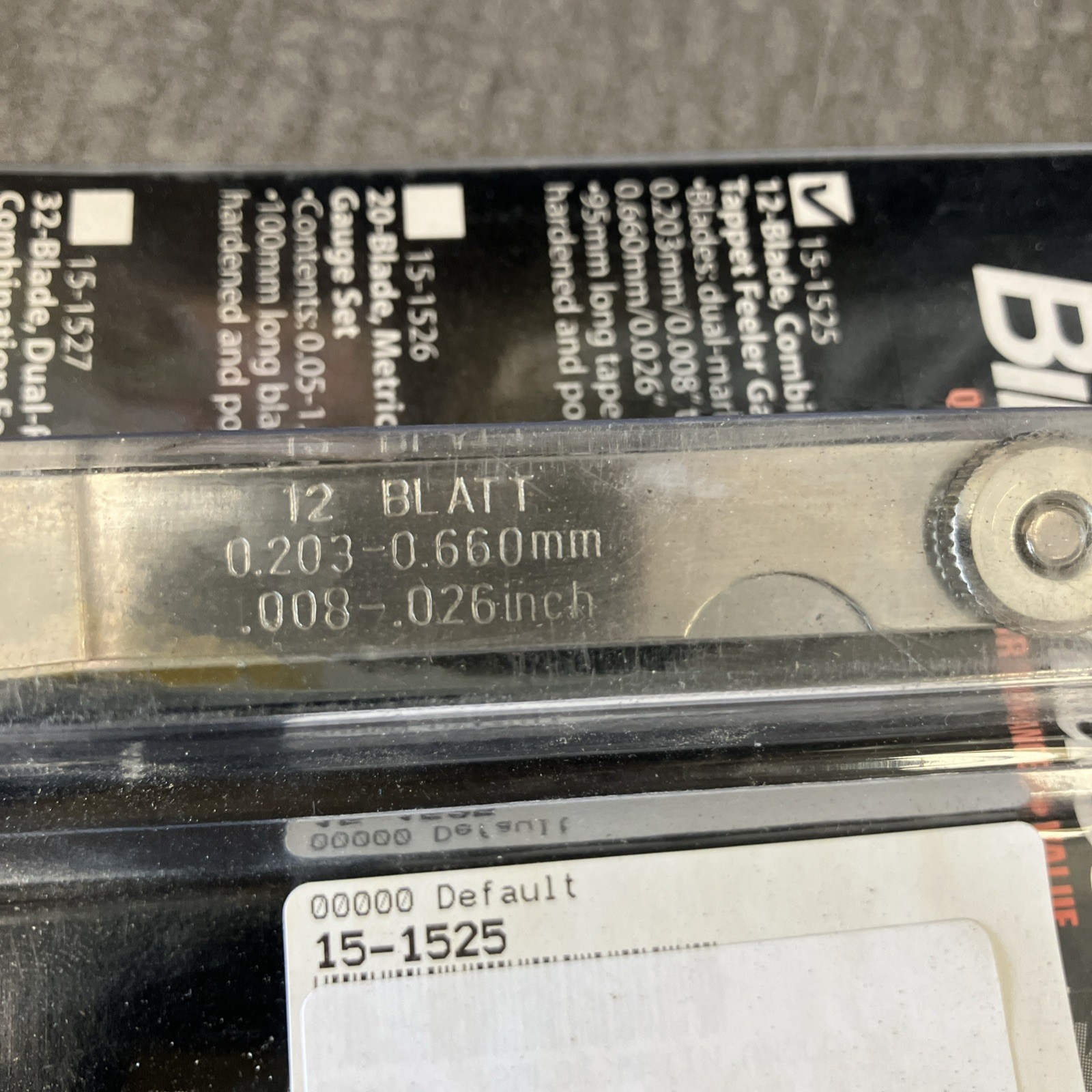 BikeMaster 12-Blade Combination Tappet & Feeler Gauge Set 15-1525