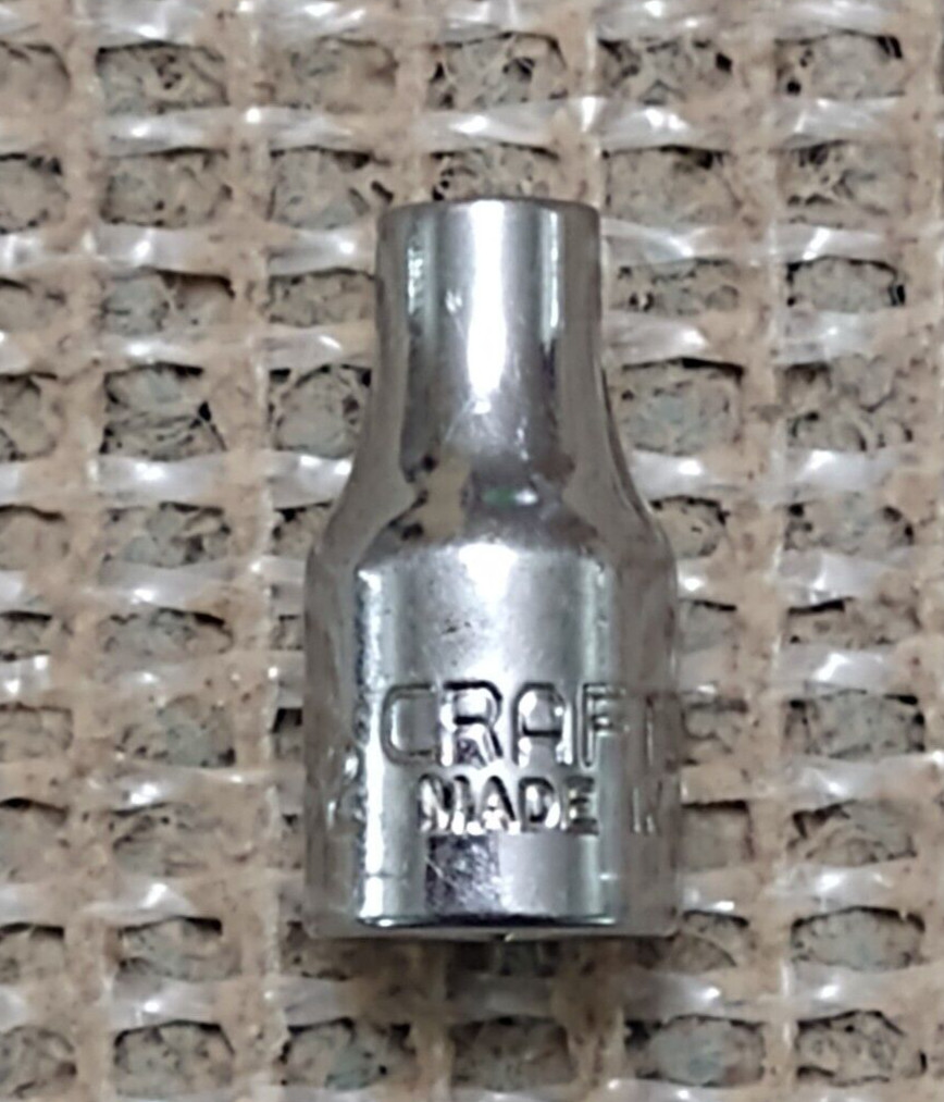 CRAFTSMAN TOOLS USA V43481, 1/4″ Drive, 5/32″ Socket, Shallow, 6 Point.