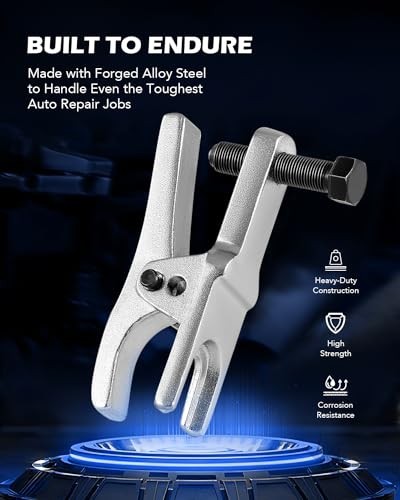 5 Piece Ball Joint Separator Tie Rod End Puller Pitman Arm Tool Kit ABS Case