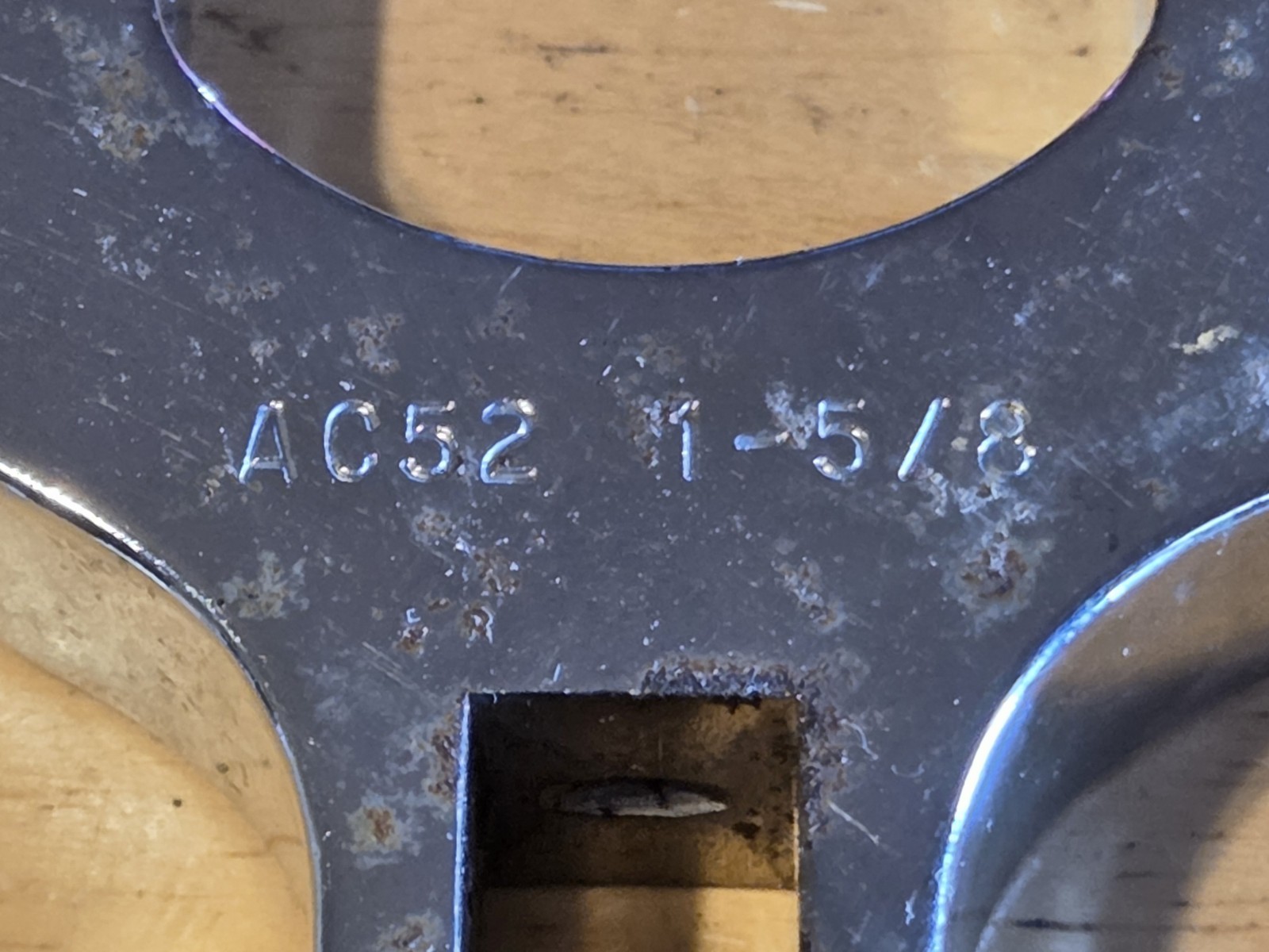 Vintage BONNEY TOOLS 1/2in Drive Crowfoot Wrench AC52 – 1-5/8in MADE IN THE USA