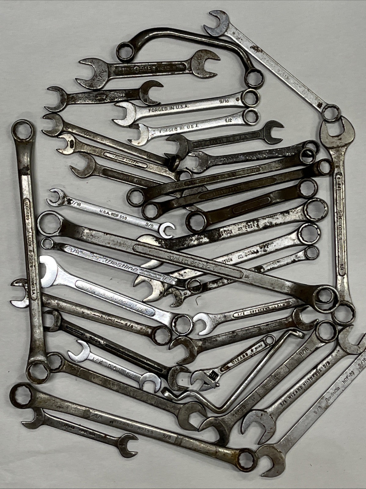 USA Wrenches Lot Wizard Kraeuter Sk Vlchek Hexite Billings Crescent Action Force