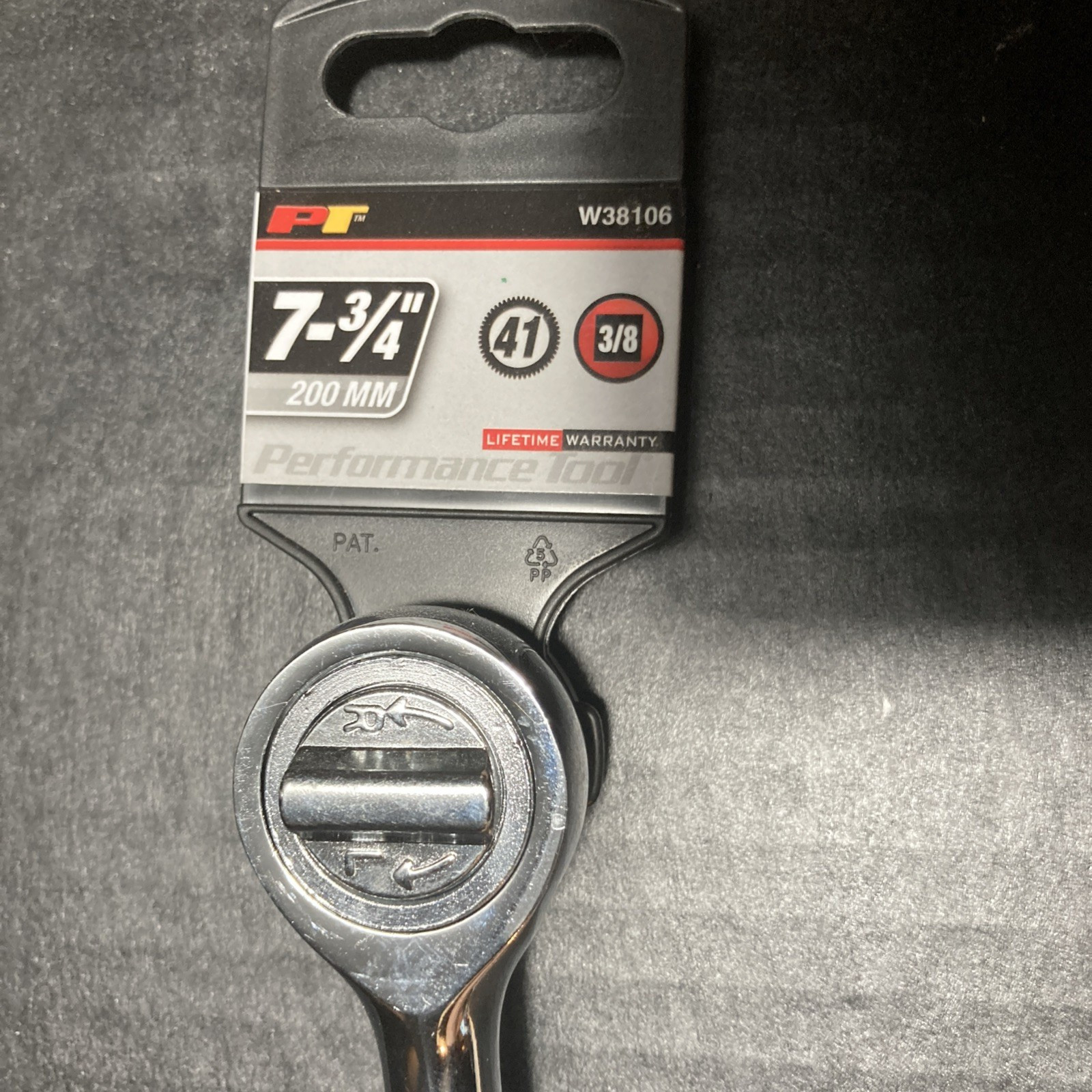 Wilmar Performance Tool 3/8″ Dr. Round Head Ratchet W38106