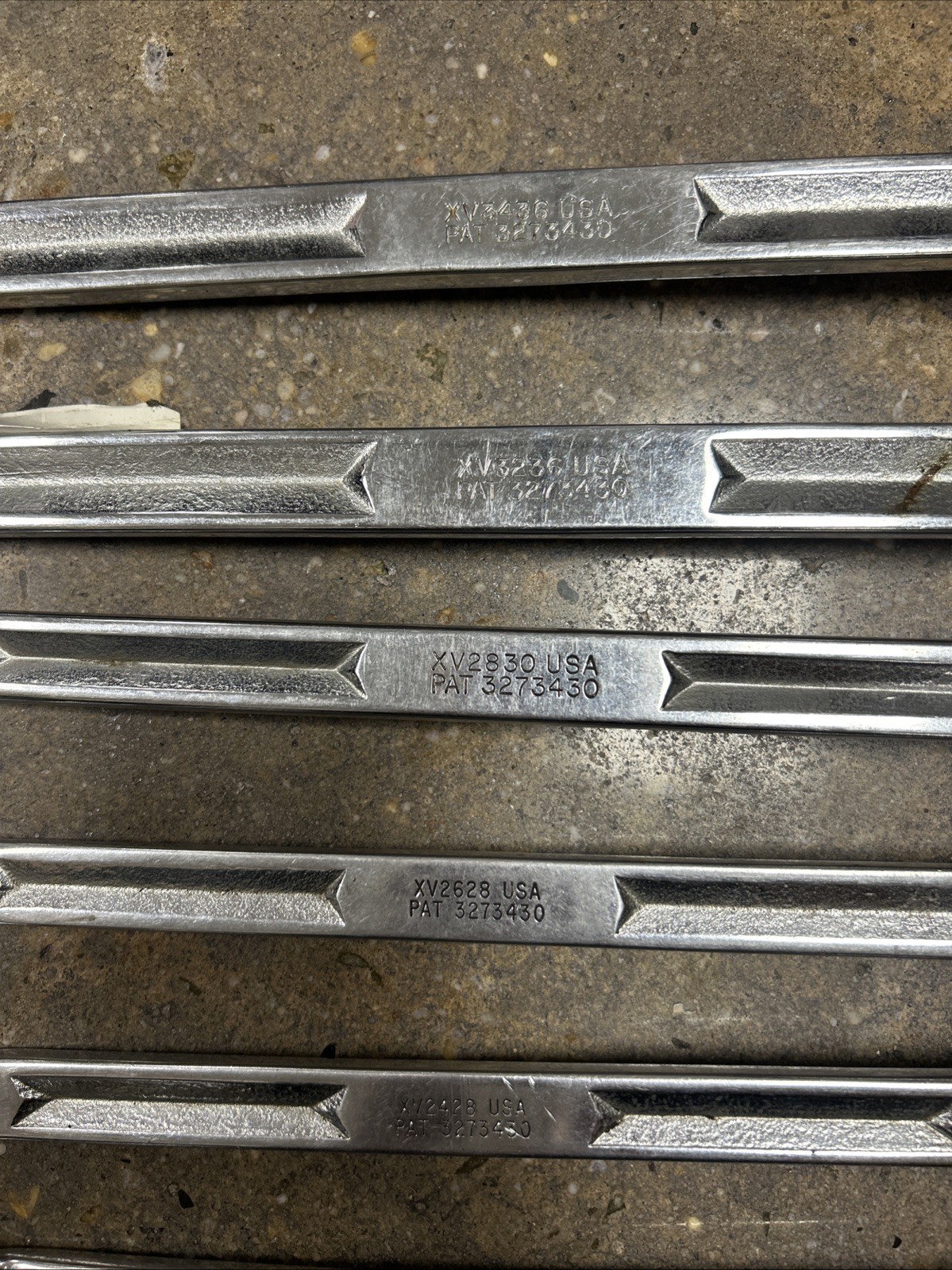 Snap On Tools 7/16-1 1/8 Double Box End Offset Wrench Set Lot 9pc *read Descrip*