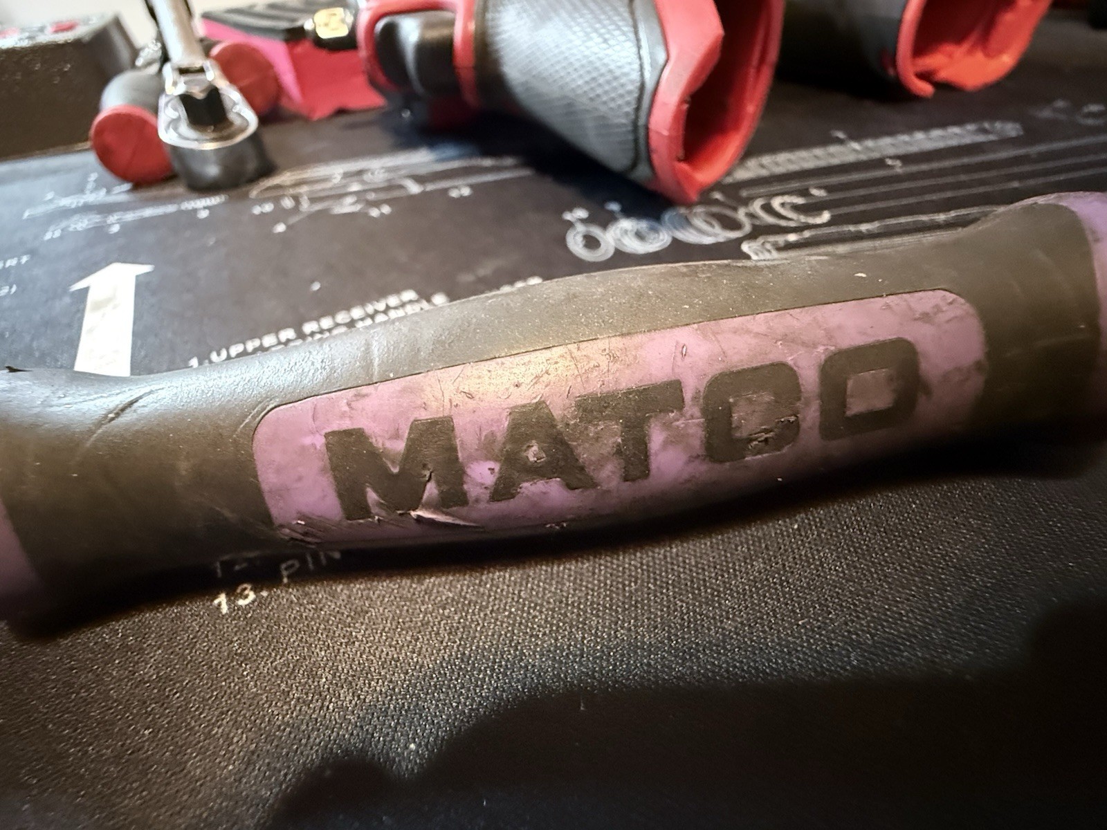 Matco Tools BFR158LF Xtra Long Locking Flex Head 3/8″ Drive 88 Tooth Ratchet