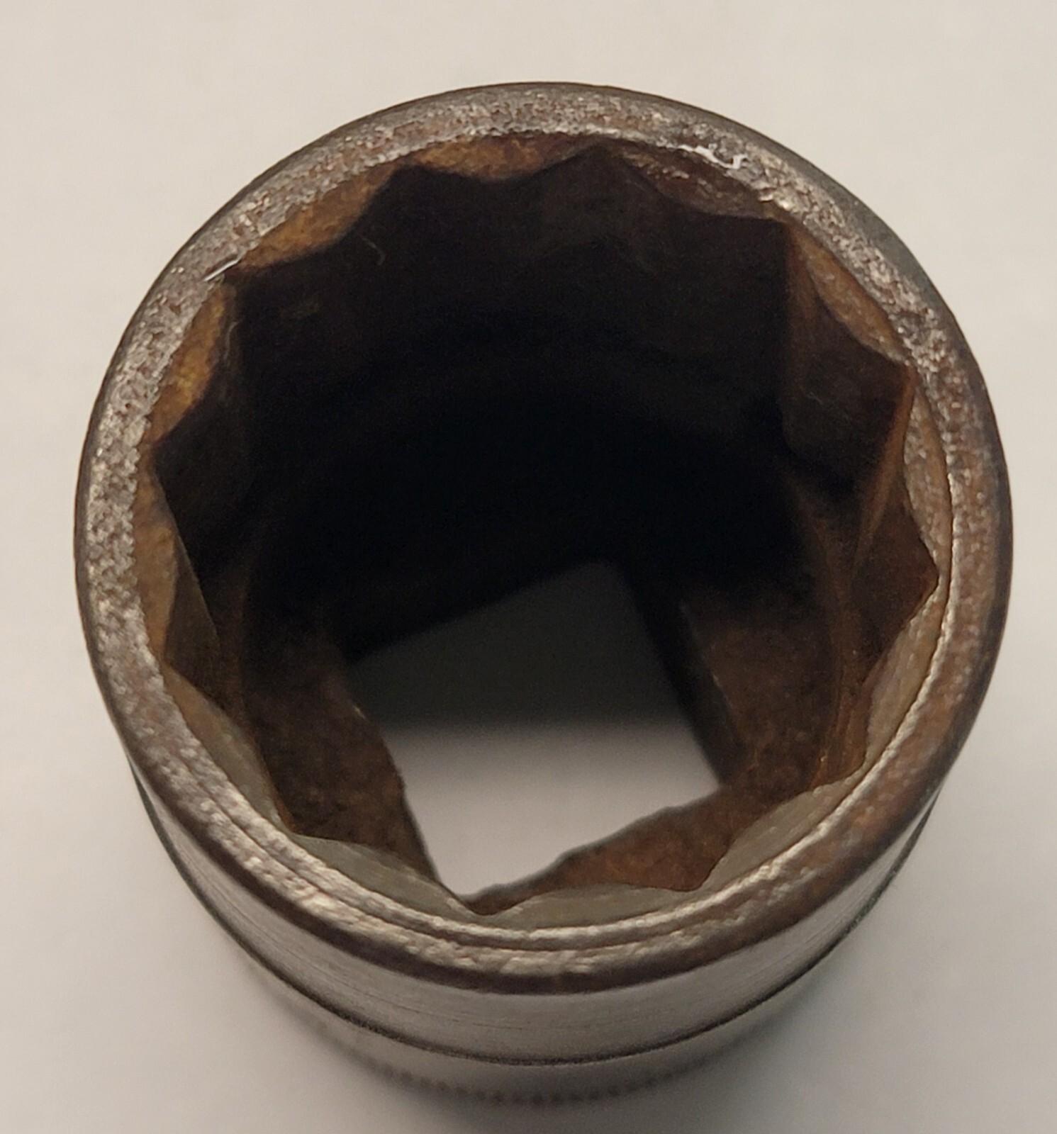 SNAP ON DH-340 SOCKET 12 POINT 1-1/16″ RARE 5/8″ DRIVE PAT # 1424060 / 1930’S