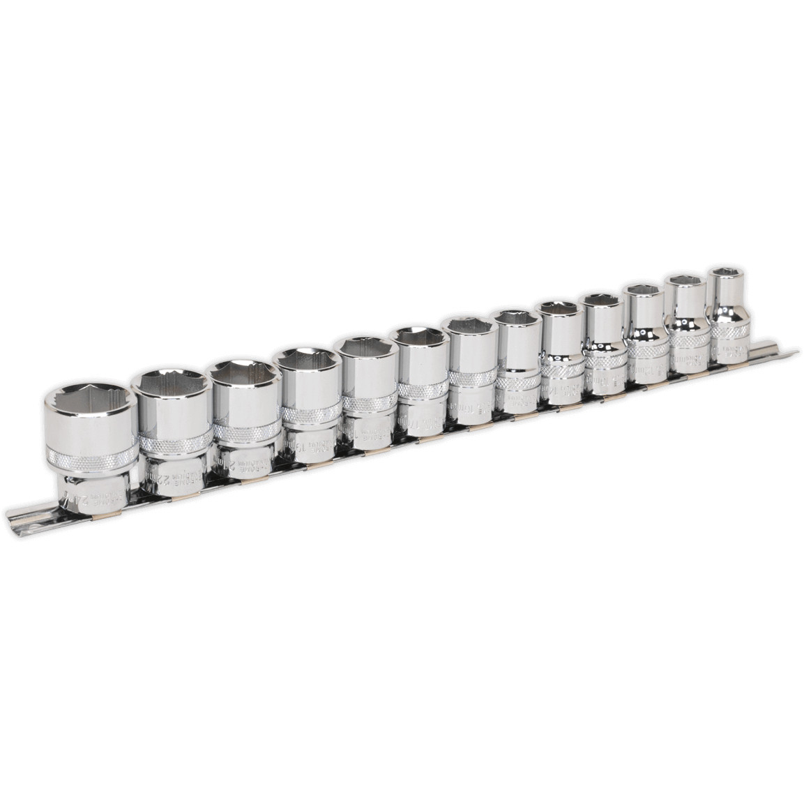 Sealey 13 Piece 1/2″ Drive Lock On Hexagon Socket Set