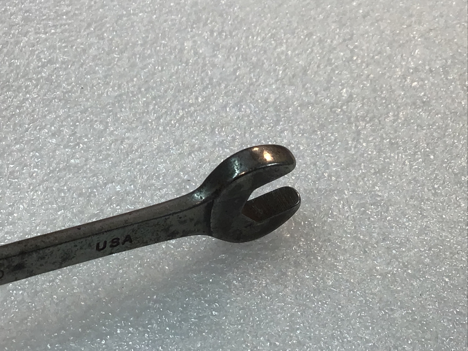 MAC TOOLS#CH10 – 5/16”, SAE, 6 PT., CHROME, SHORT, COMBINATION WRENCH-U.S.A-