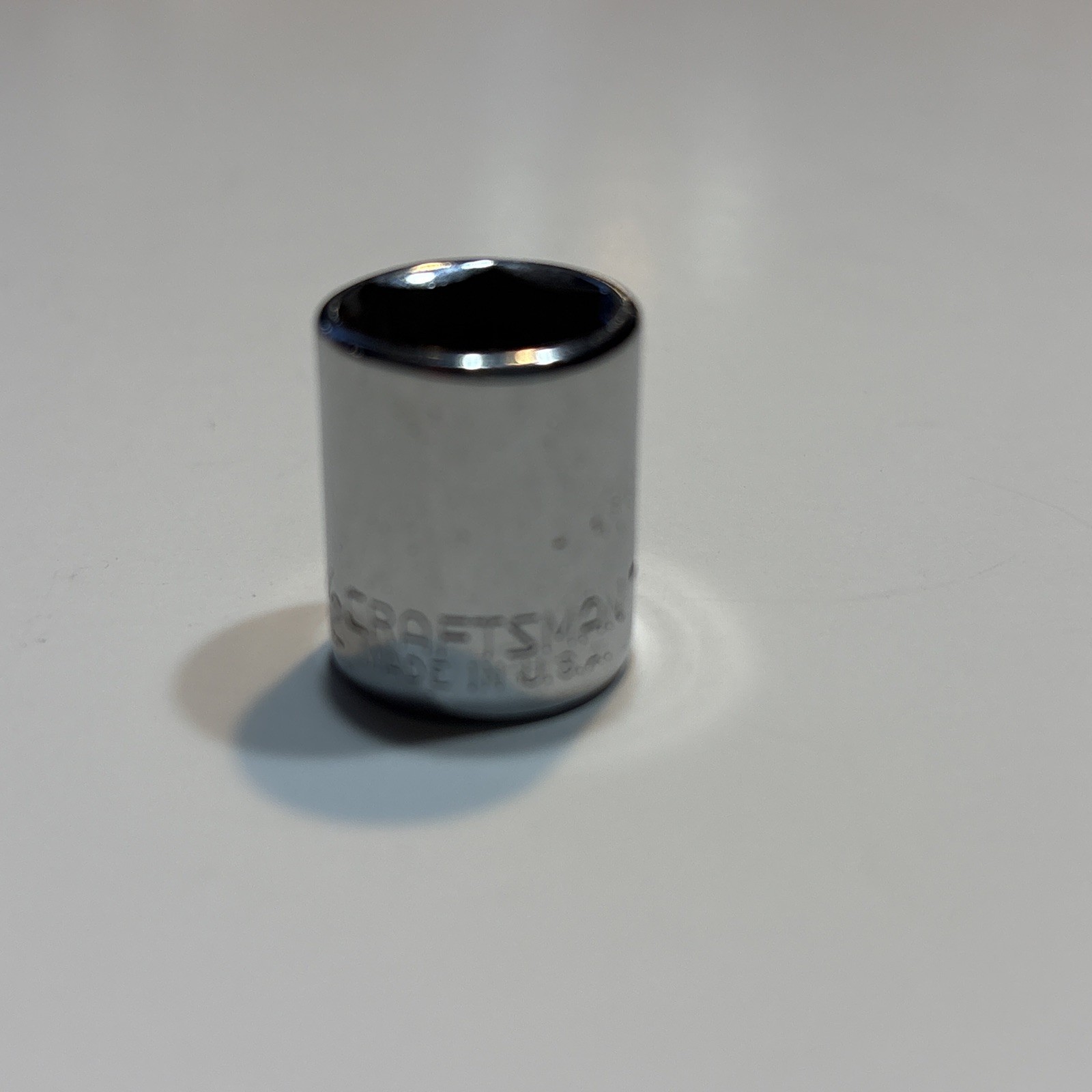 CRAFTSMAN Shallow Socket SAE 1/4-Inch Drive, 1/2-Inch 6-Point EE43499 NOS