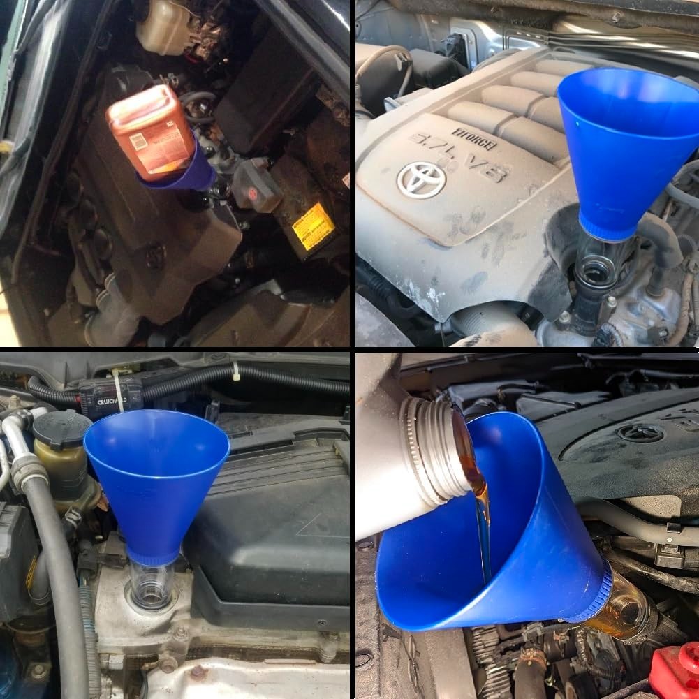 Oil Filter Wrench & Drain Tool Kit – Advanced Threaded Oil Funnel for Toyota, Le