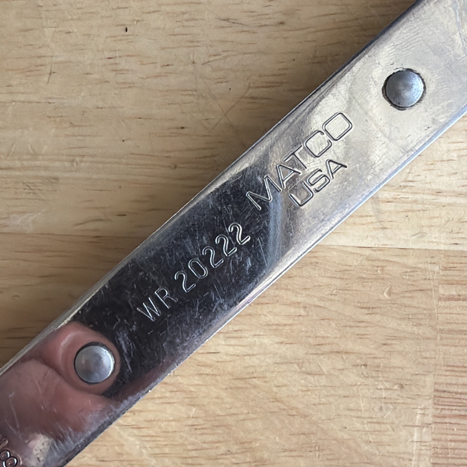 Matco Tools 5/8″ x 11/16″ Ratcheting Box End Wrench 12 Point WR20222 Made in USA