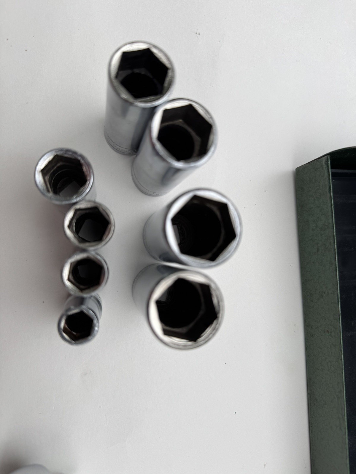 Vintage S-K / S-K Wayne 3/8 Drive Ratchet Socket Set #4521 SAE USA Complete 21pc