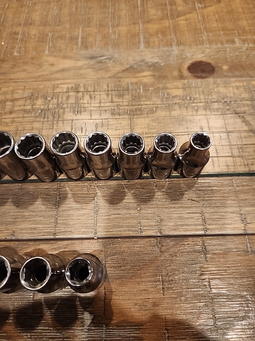 *USA CRAFTSMAN METRIC AND SAE 1/2″ DRIVE SETS 6 POINT AND 12 POINT 23PCS