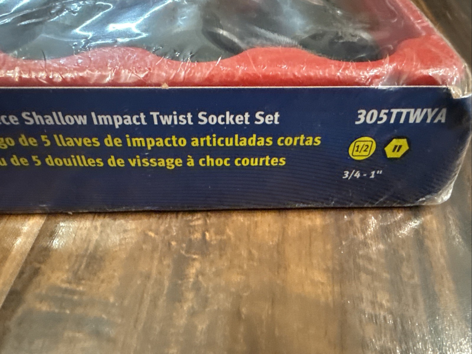 Blue Point Tools 5pc Shallow Impact Twist Socket Set New Sae