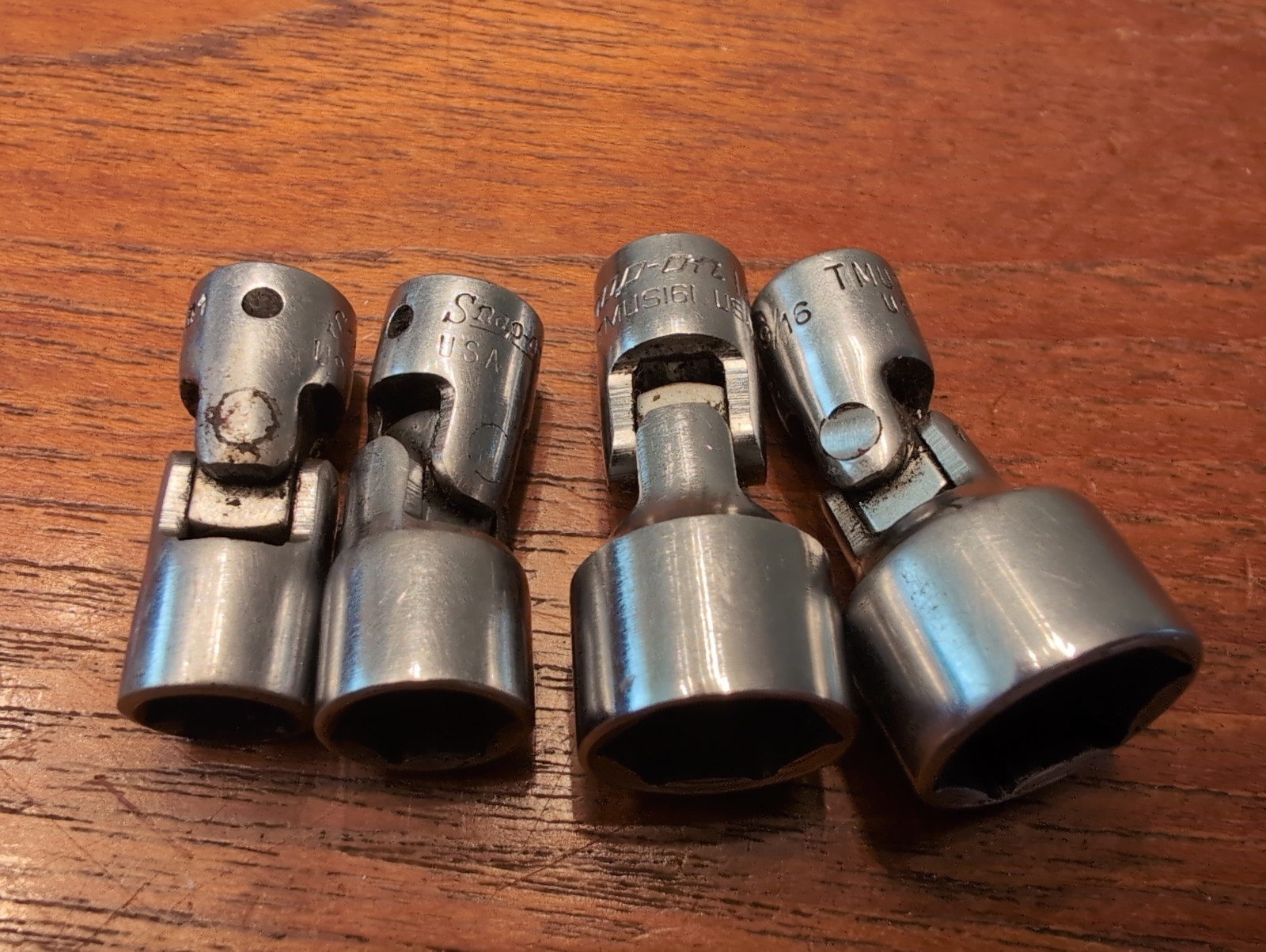 Snap On TMUS181 TMU161 TMU121 TMUS101 1/4″ Dr. Swivel Flex Socket set