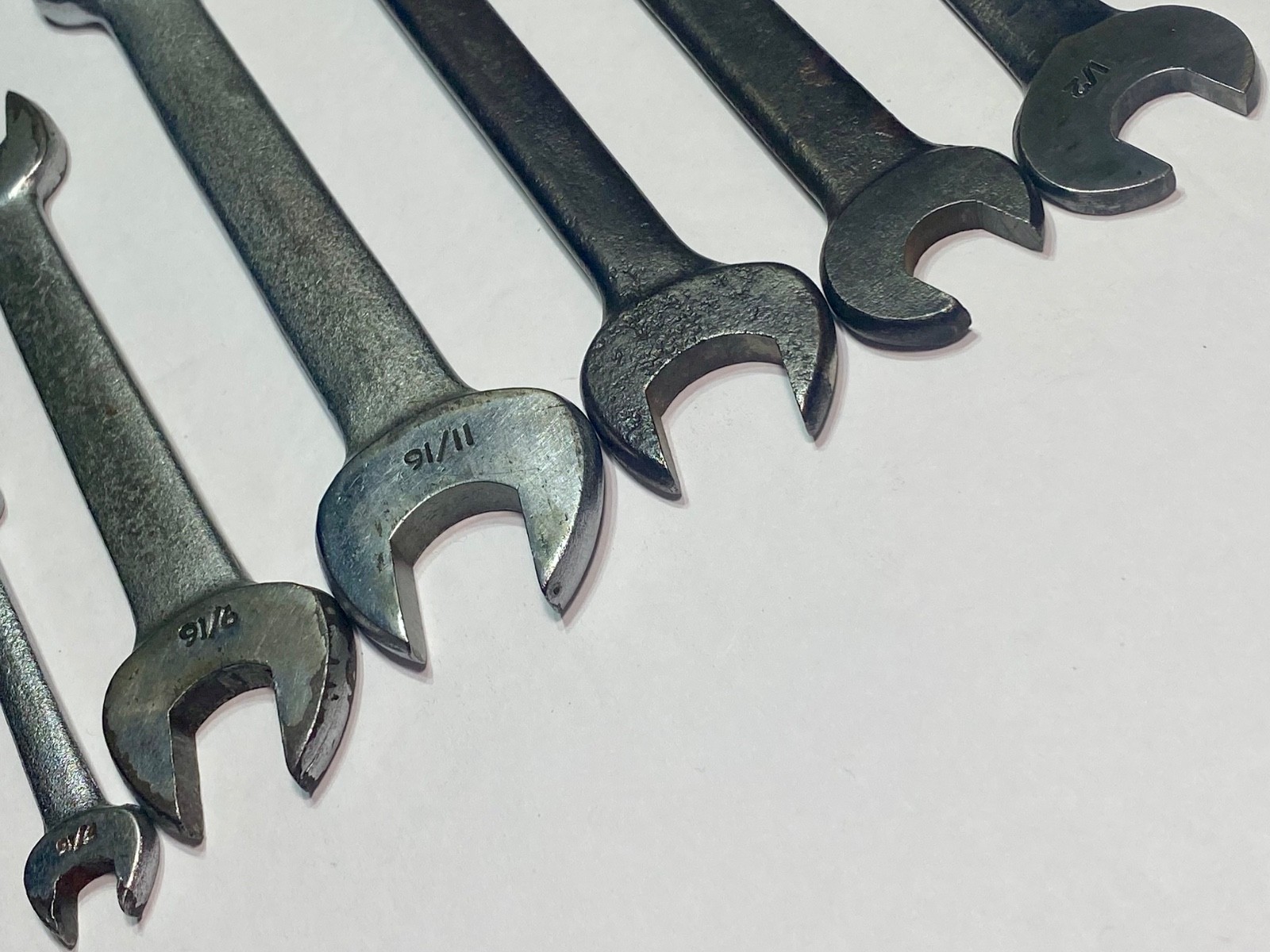 Vintage Fairmount 6 pc. Open-End Wrench Lot, ca. 1930’s-1950’s, Made in USA