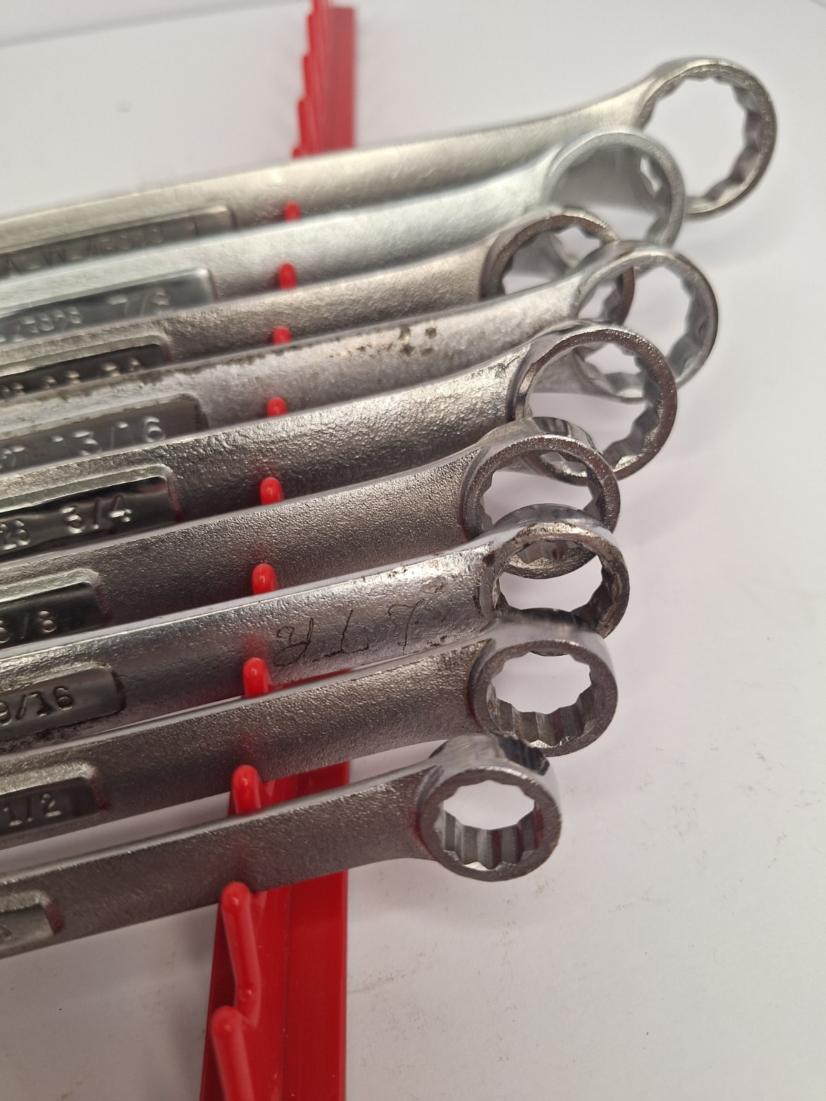 SEARS CRAFTSMAN USA VV 9PC SAE DOUBLE BOX END WRENCH SET 3/8″ to 1″*READ* (C1)