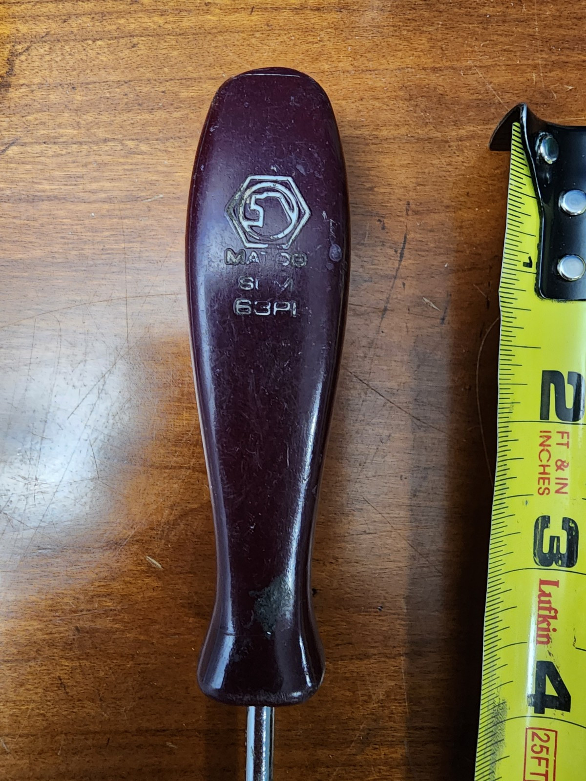 Matco Tools SDM 63P1 Burgundy 3/16″ x 3″ Philips P1 Screwdriver