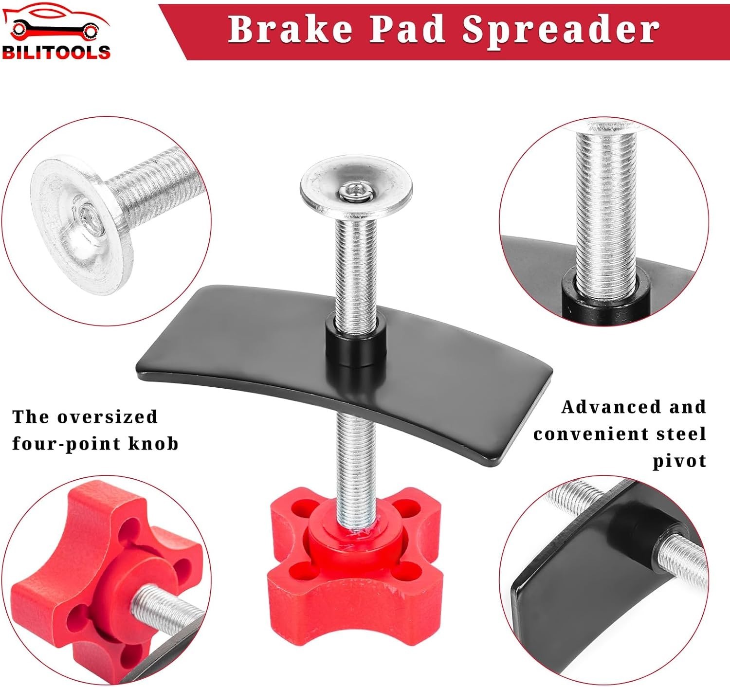 Easy-Use Brake Pad Spreader – Compression Tool for Domestic & Import Vehicles