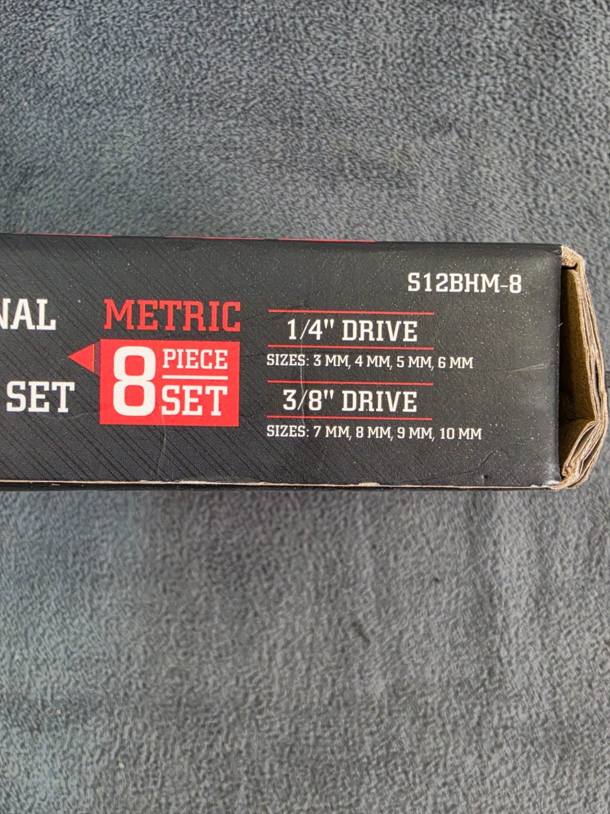 ICON 1/4 in. and 3/8 in. Drive Metric Professional Ball Hex Socket Set, 8-Piece