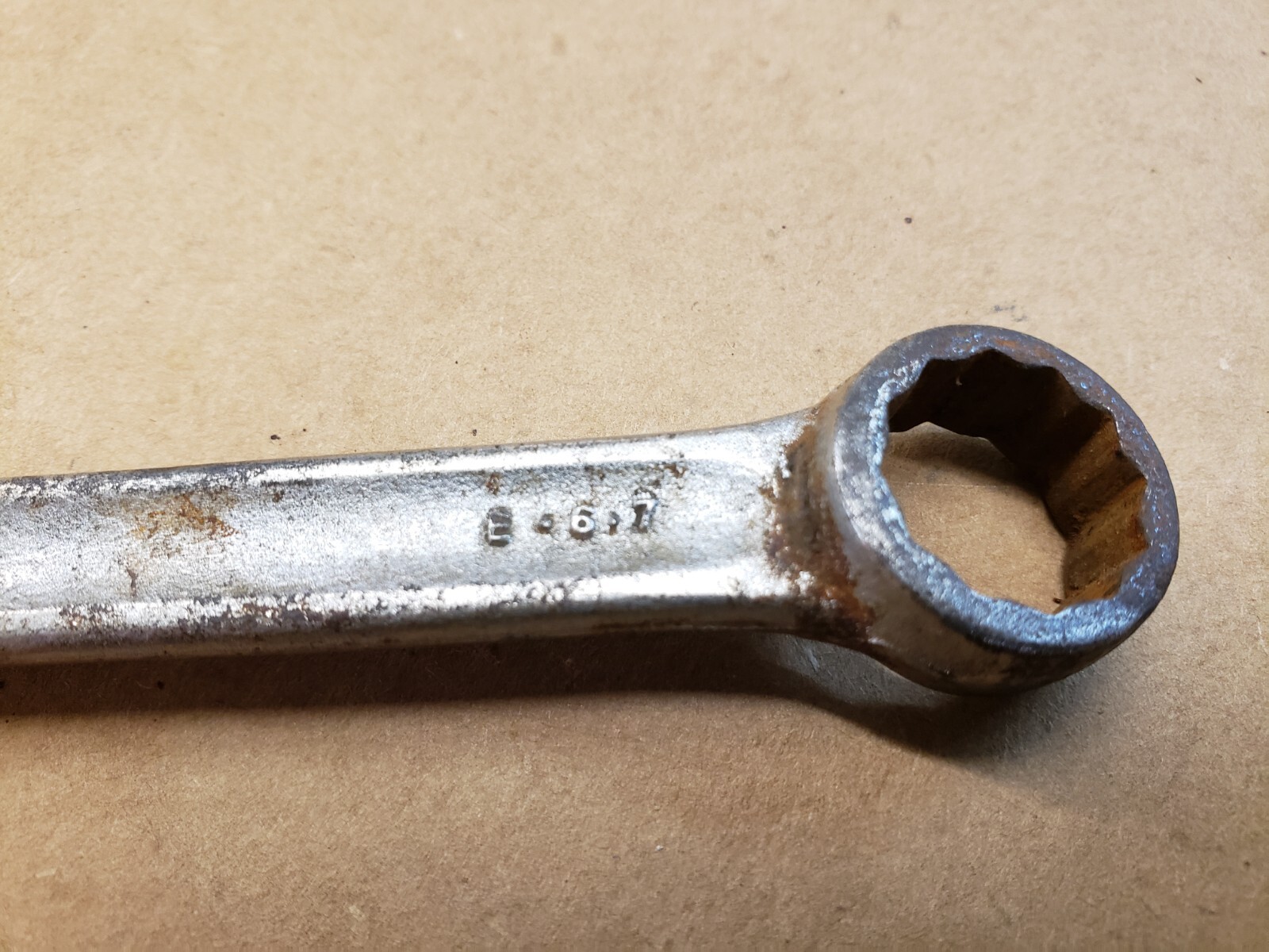 1 Single Vintage Penens Corp Chicago 9/16 Combination Open & Box End Wrench 6018