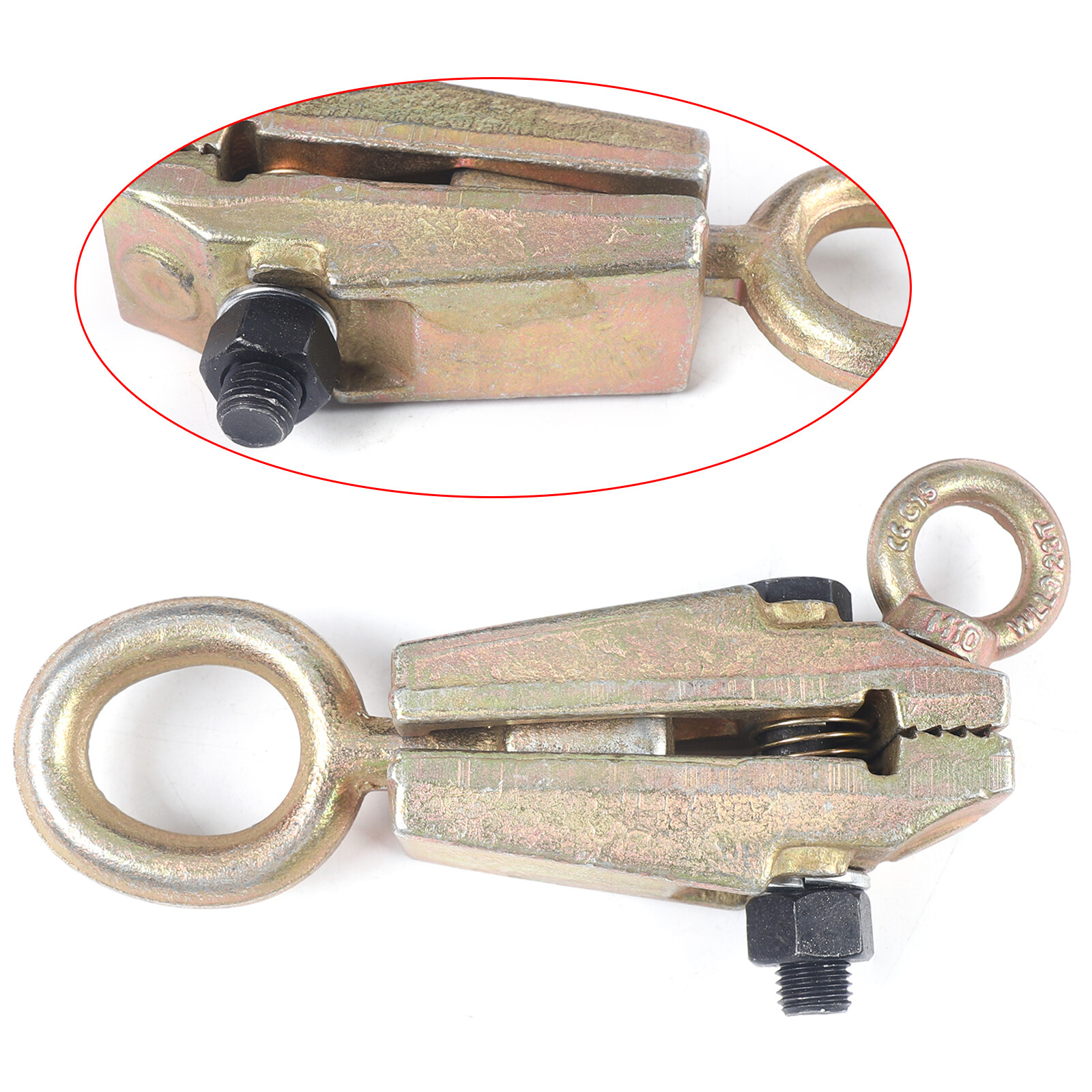 2-Way Automobile Sheet Metal Clamp Car Body Dent Repair Tool Pull Clamp Puller