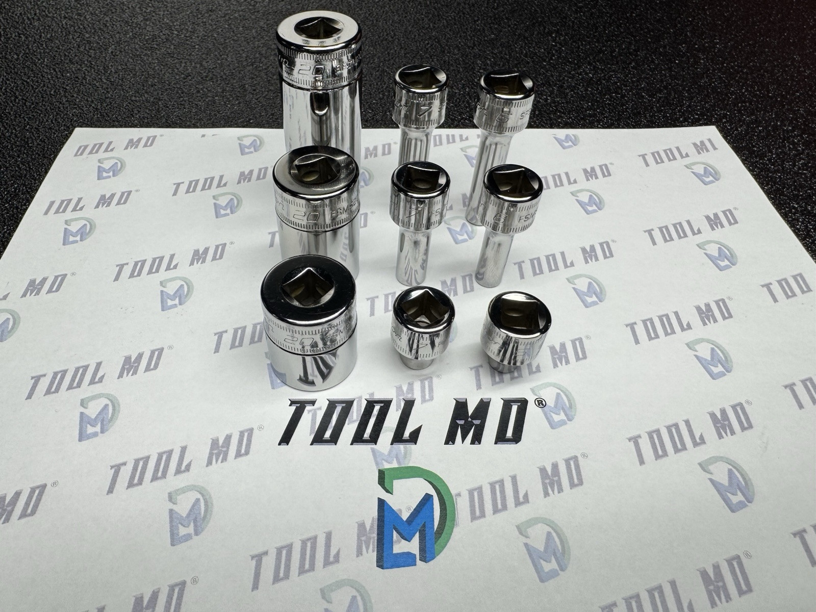 Snap-on Tools 9pc 3/8″ Drive Metric 6 / 7 / 20mm Socket Add-on Set FSM71 SFSM201