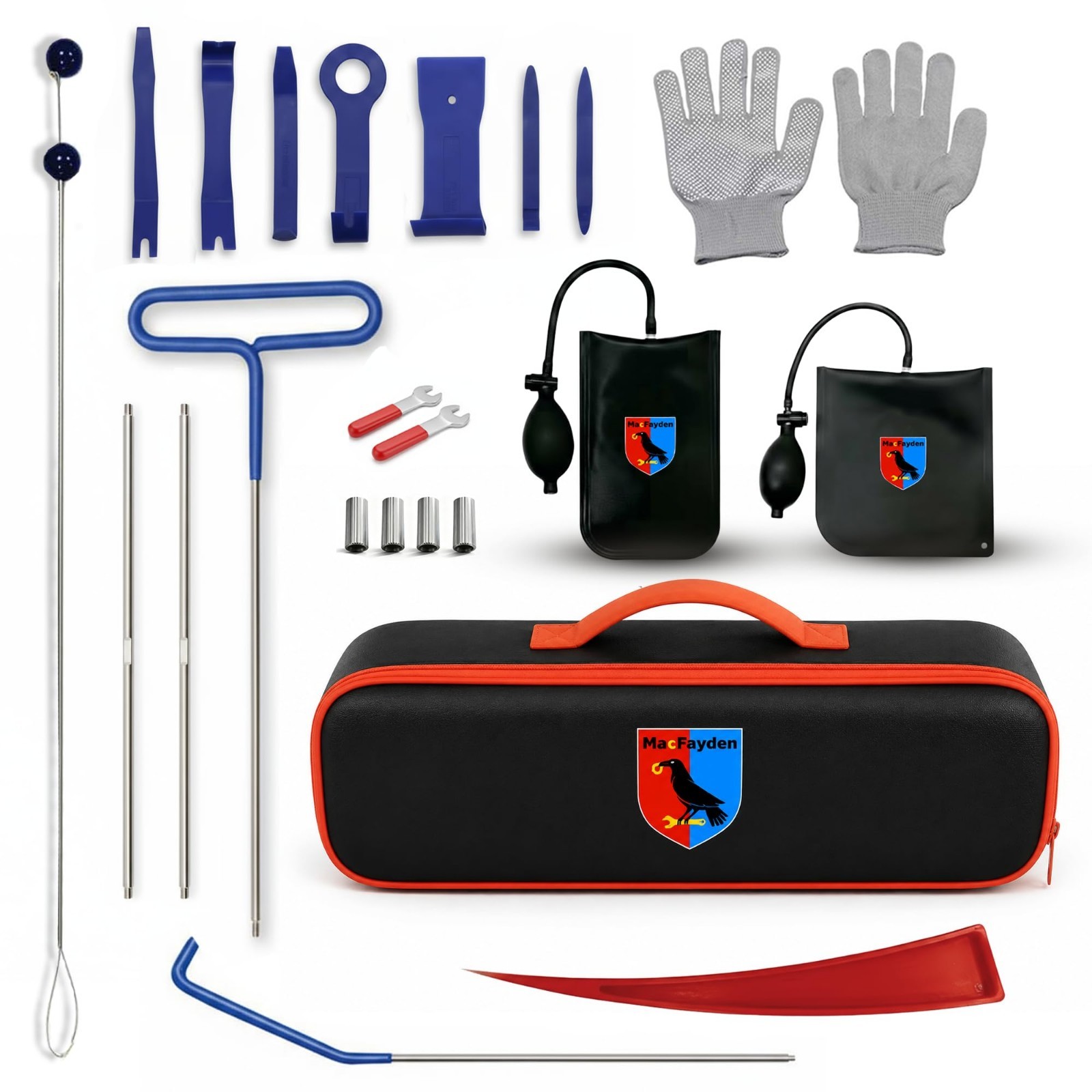 24 PCS Stainless Steel Repair Tool Kit with Carry Bag – Durable, Versatile, Esse