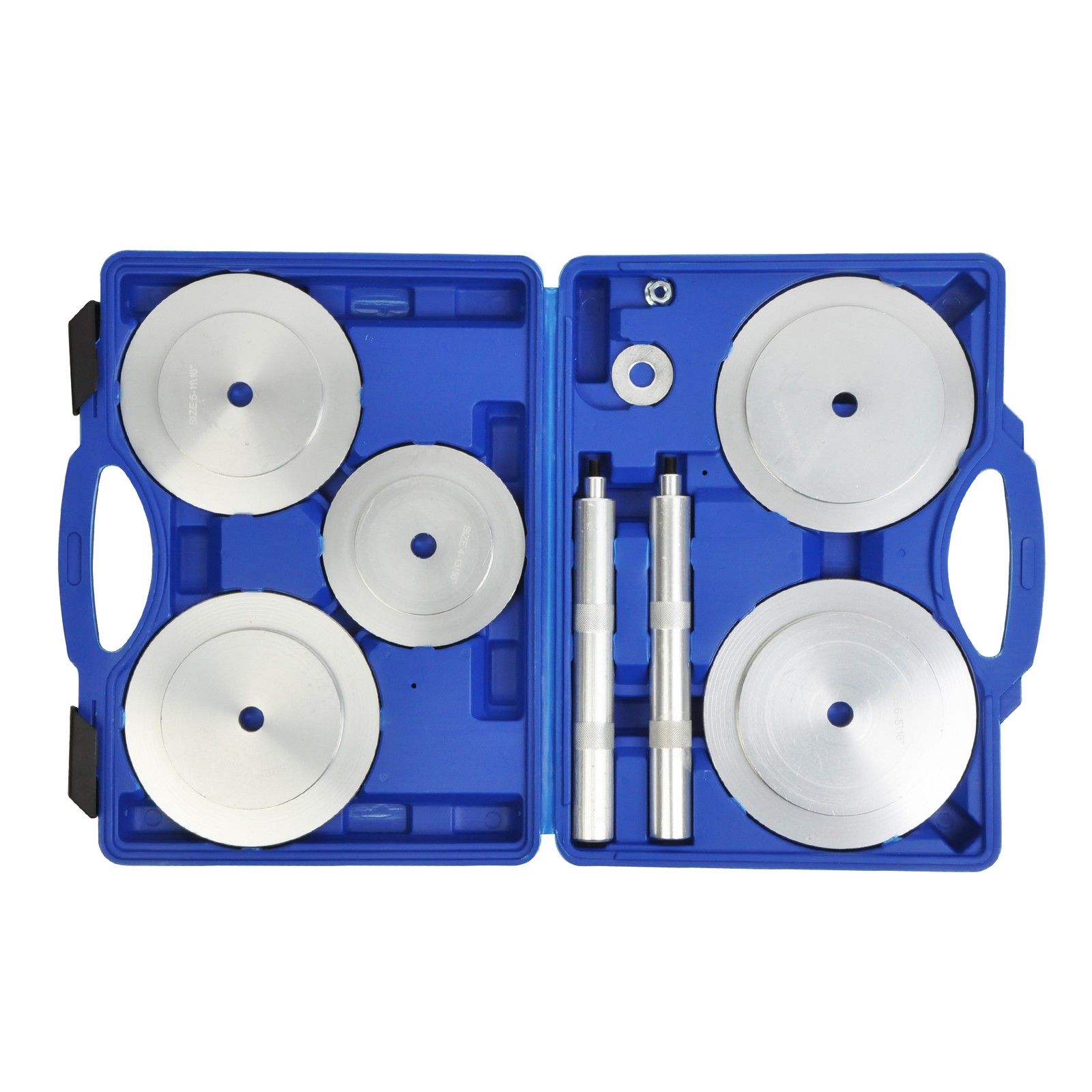 9PC Truck Hub Seal Installer Kit ,4-13/16″ – 6-5/16″ Large Race & Seal Drivers