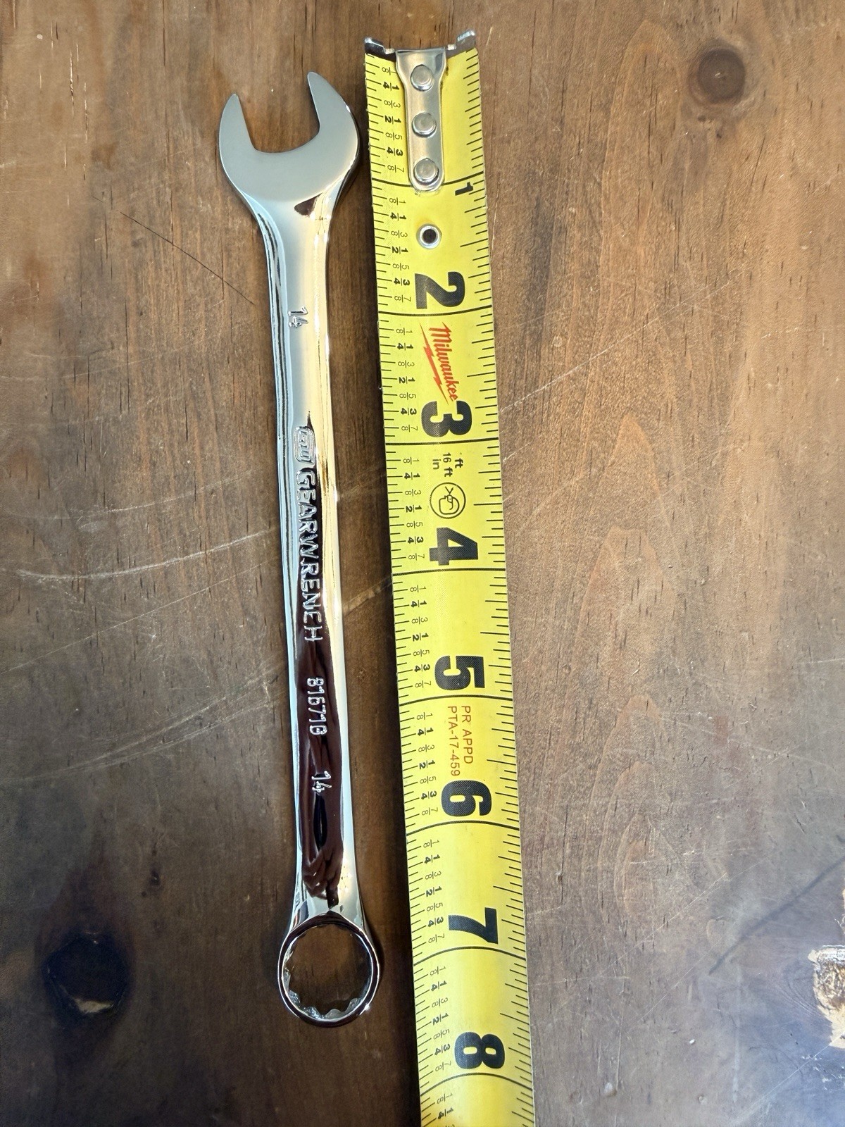 Metric GEARWRENCH Combination Wrench Polished Chrome – Pick A Size – Gear Wrench