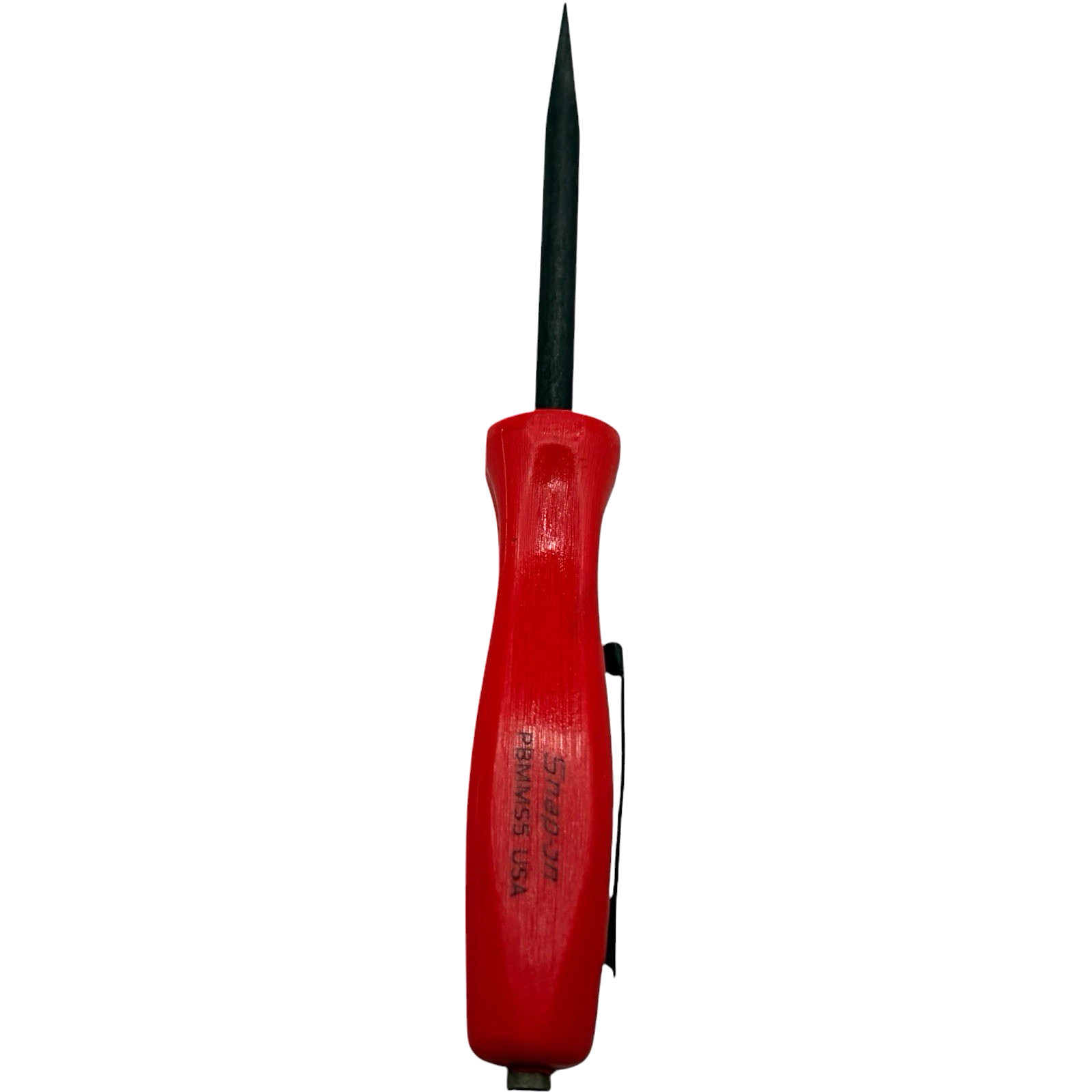 Snap On Tools Mini Magnetic Pocket Pry Bar Red 5 inch Straight Blade