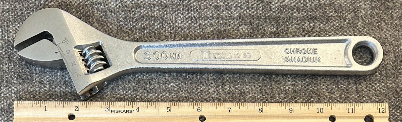 Titan 12150 12” 300mm Adjustable Wrench