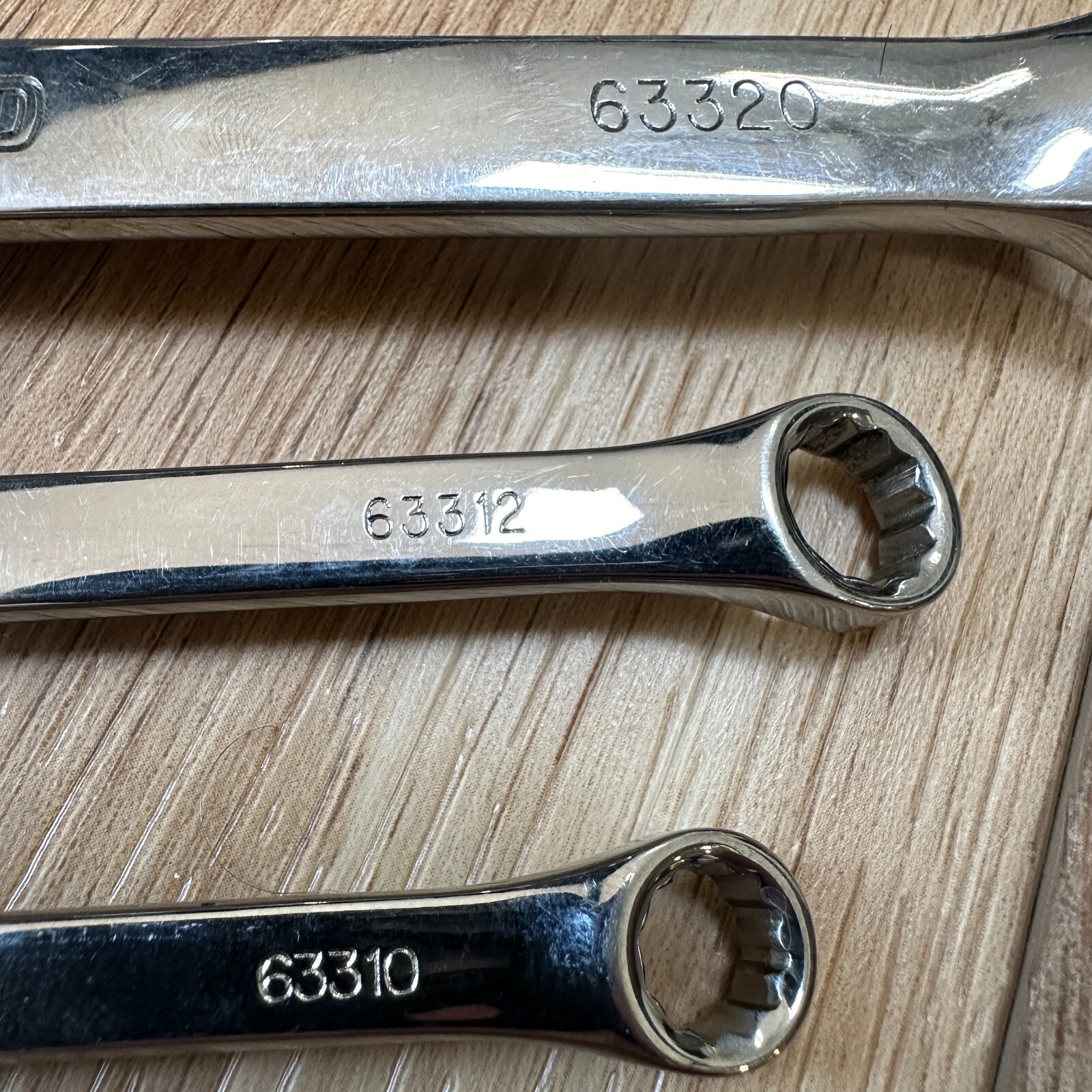 KD USA Combination Wrench Set of 6 Tools 12pt 5/16, 3/8, 5/8, 3/4, 13/16, & 7/8″