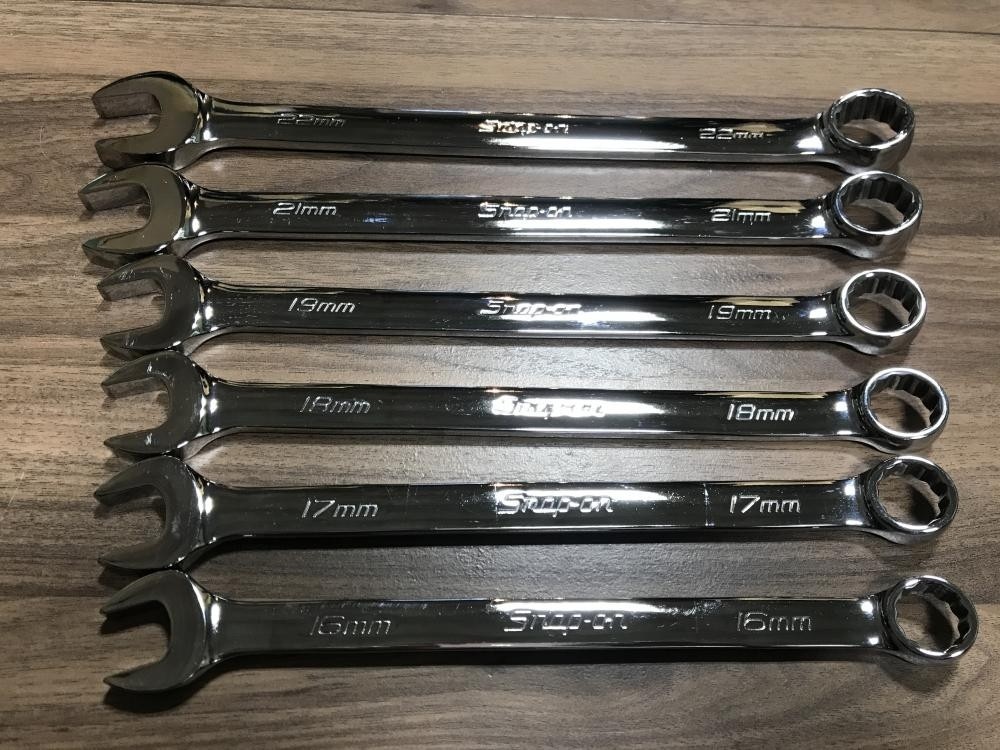 Snap-on OEXM -B Series 12 Pt Metric 16mm-22mm Combination Wrench 6Pc Set
