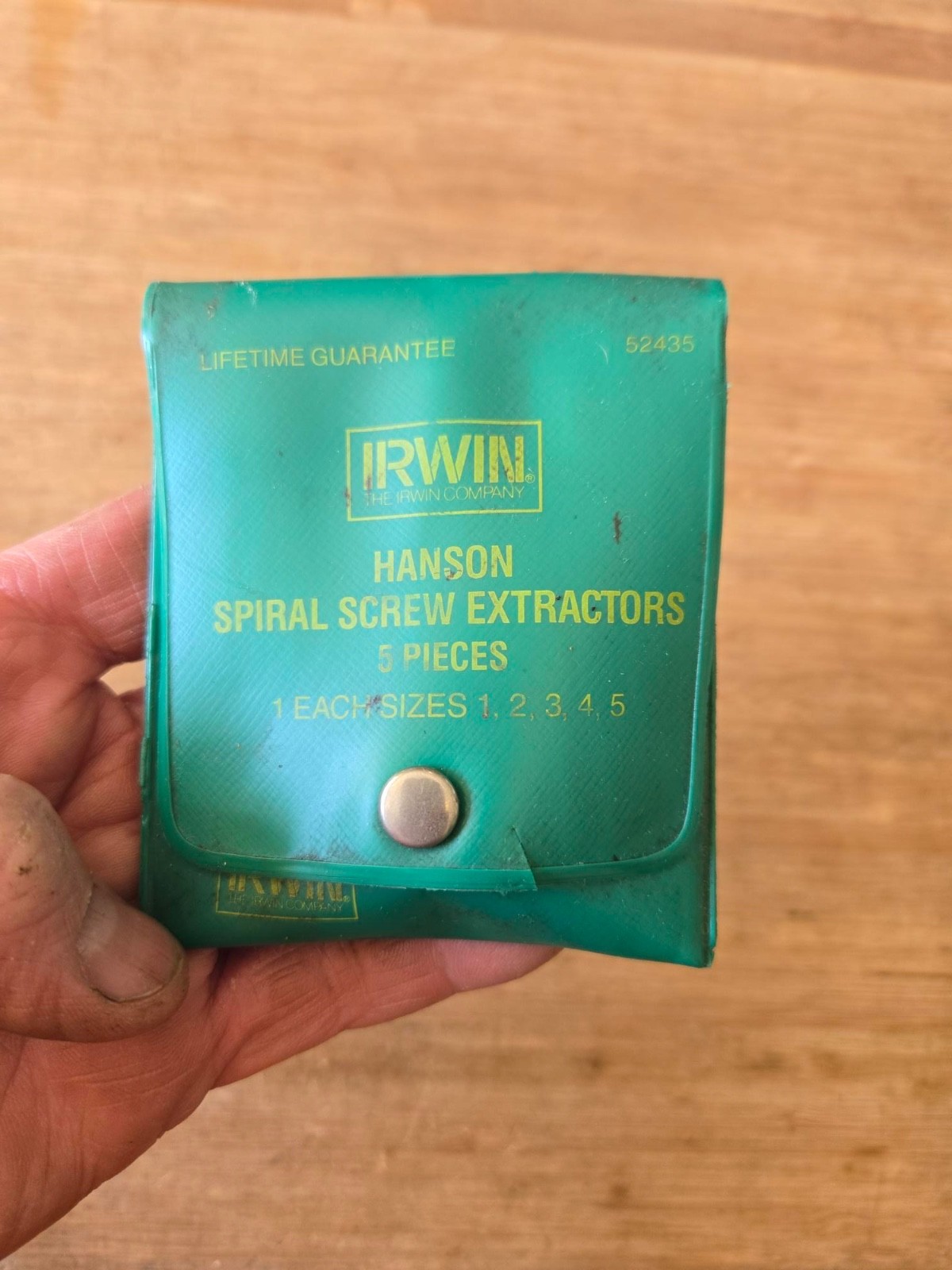 Irwin Hanson Spiral Screw Extractors 5 Piece Set #52435