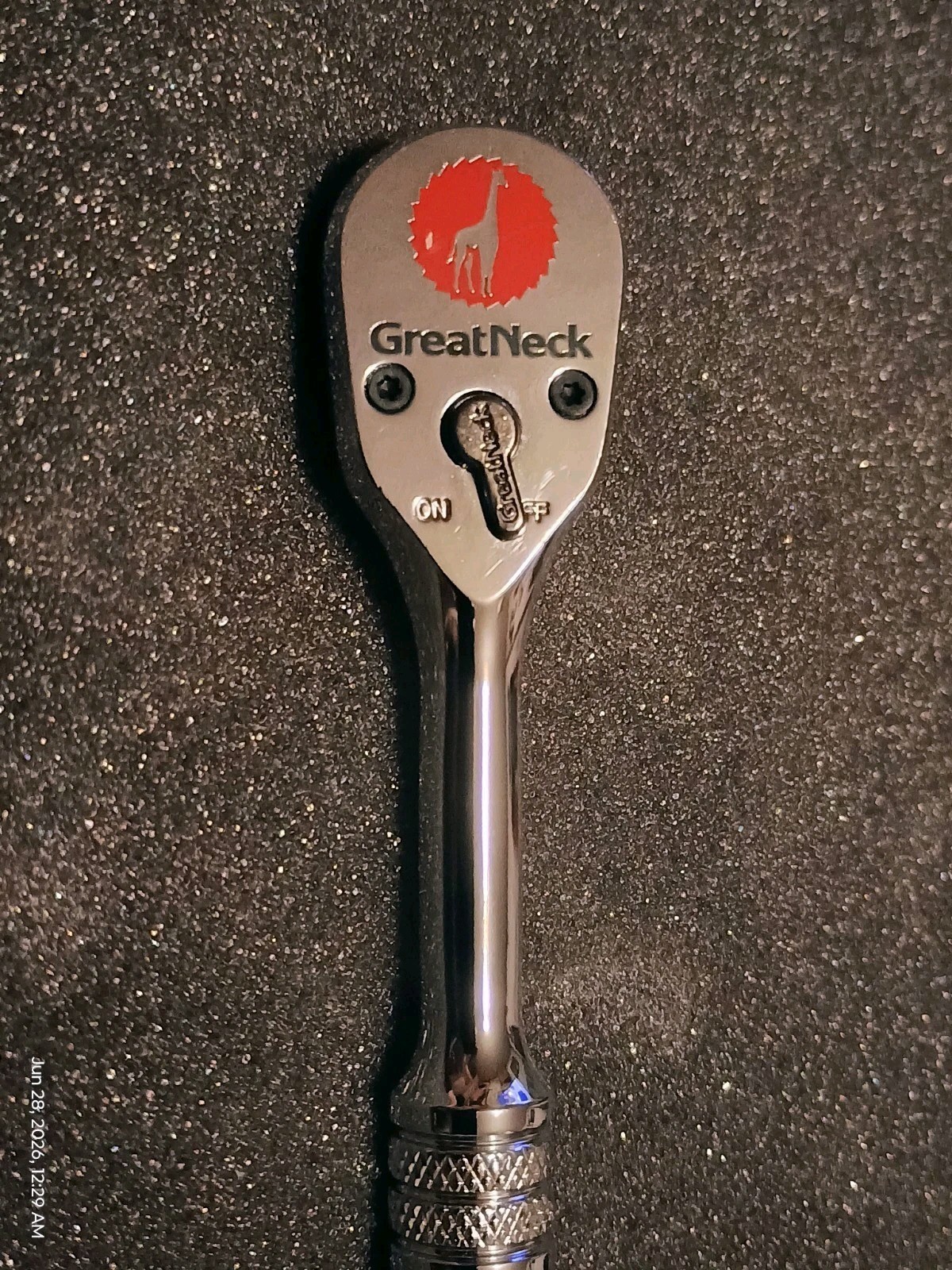 Rare GREAT NECK 1/4″ Drive Ratchet Model 18000 5″ Inches In Length
